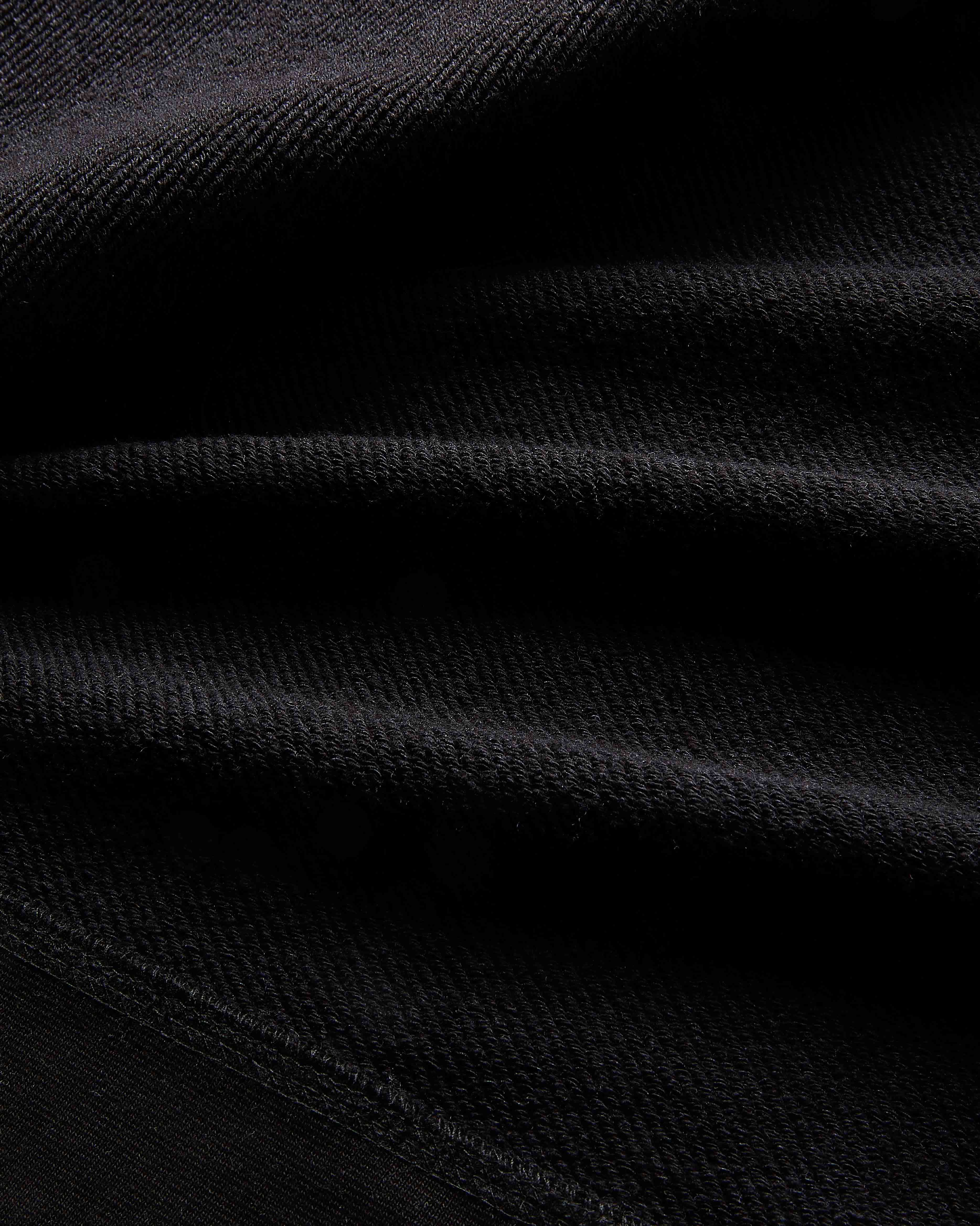 Fray Zip Relaxed Fit Hoodie - Black 14