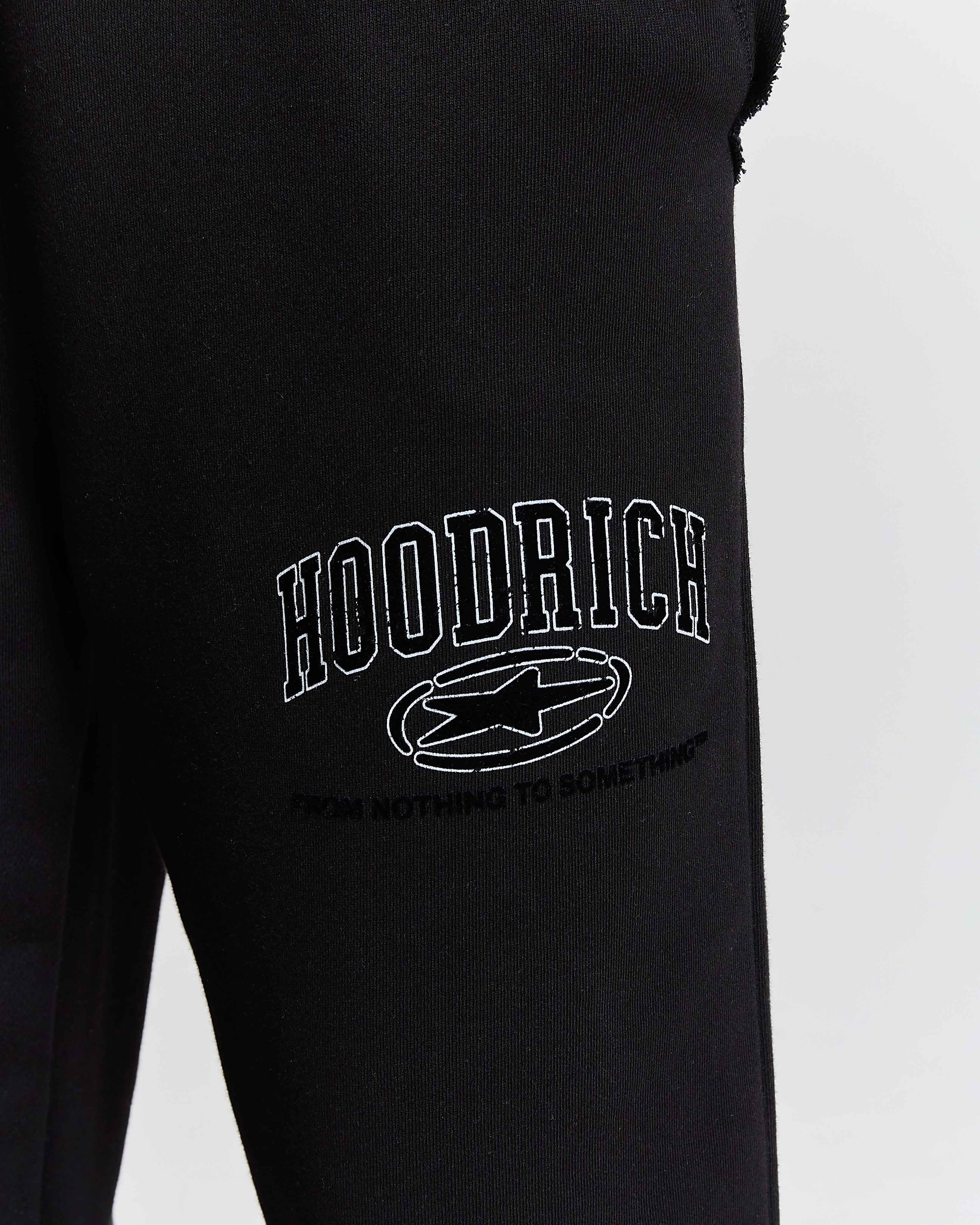 Fray Wide Leg Jogger - Black 17