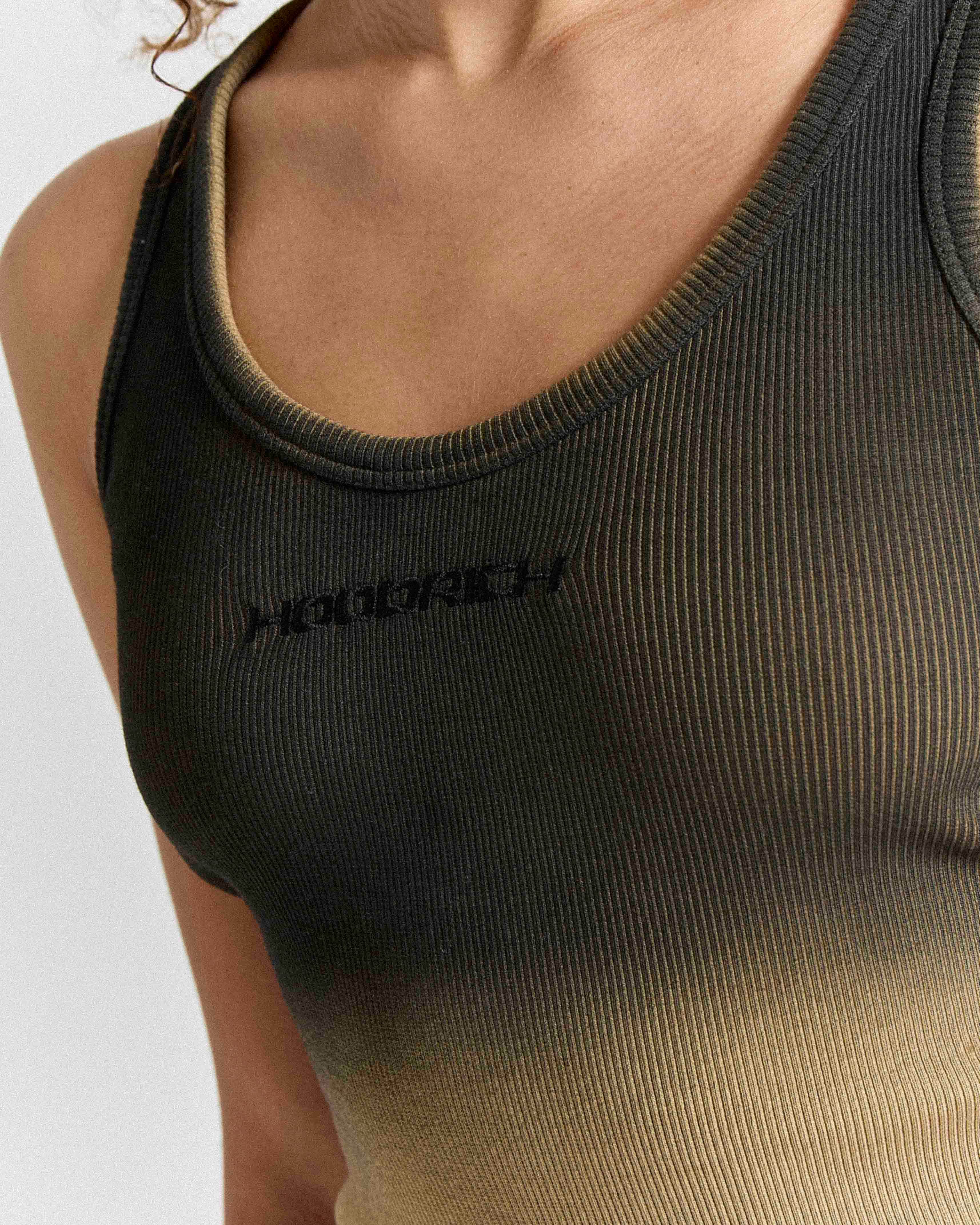 Ghost Ombre Racer Vest - Mustard/Black 3