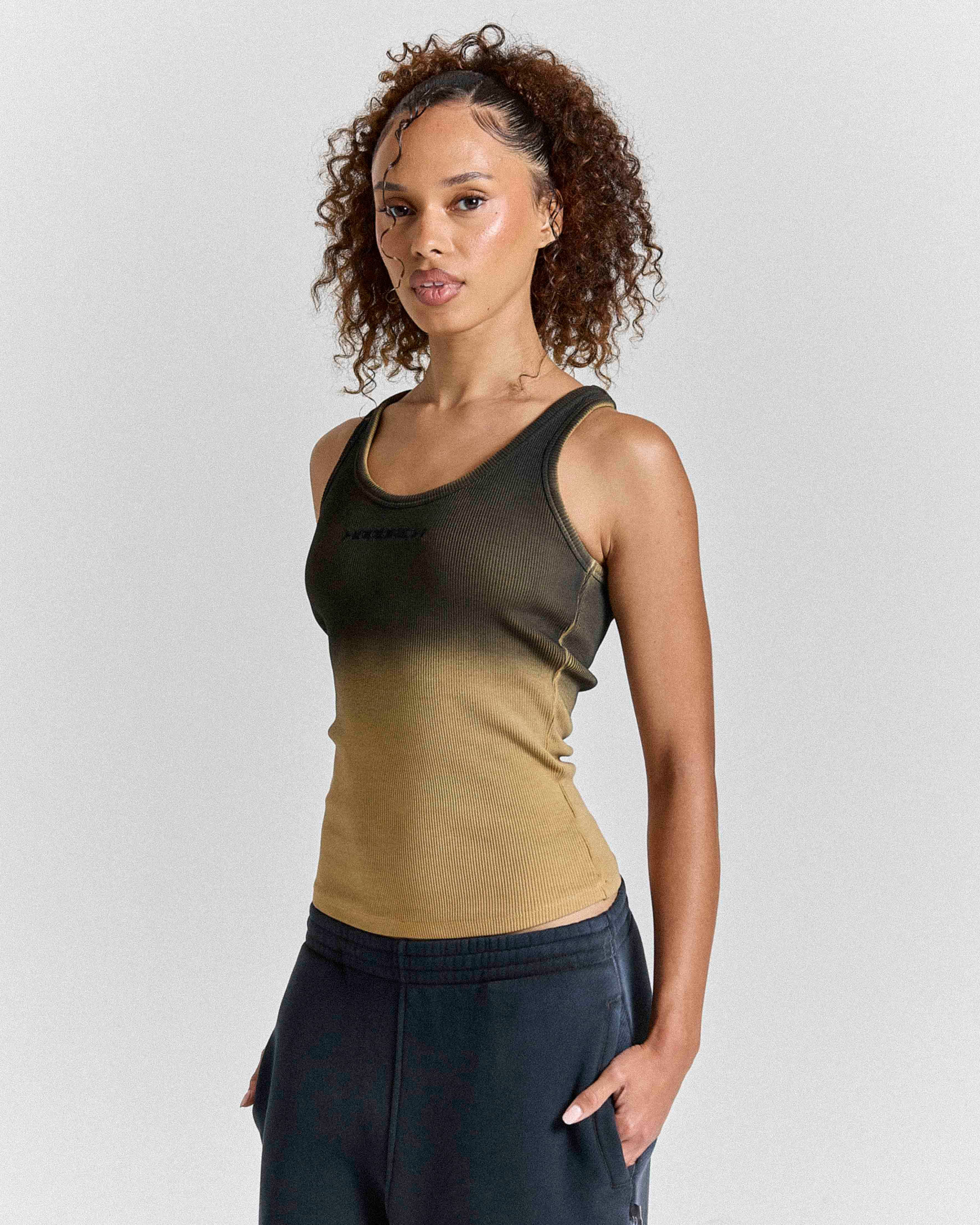 Ghost Ombre Racer Vest - Mustard/Black 2