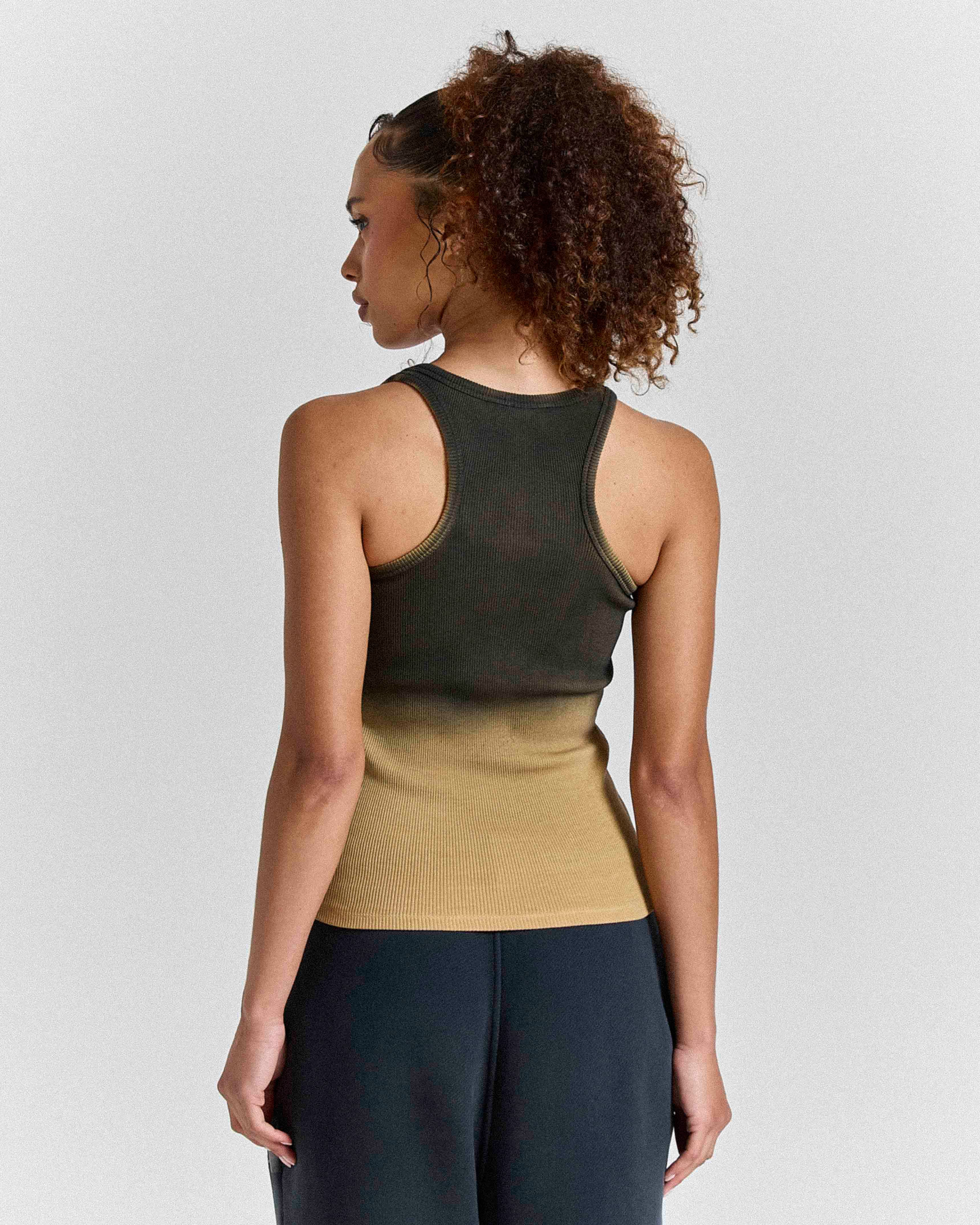 Ghost Ombre Racer Vest - Mustard/Black 4