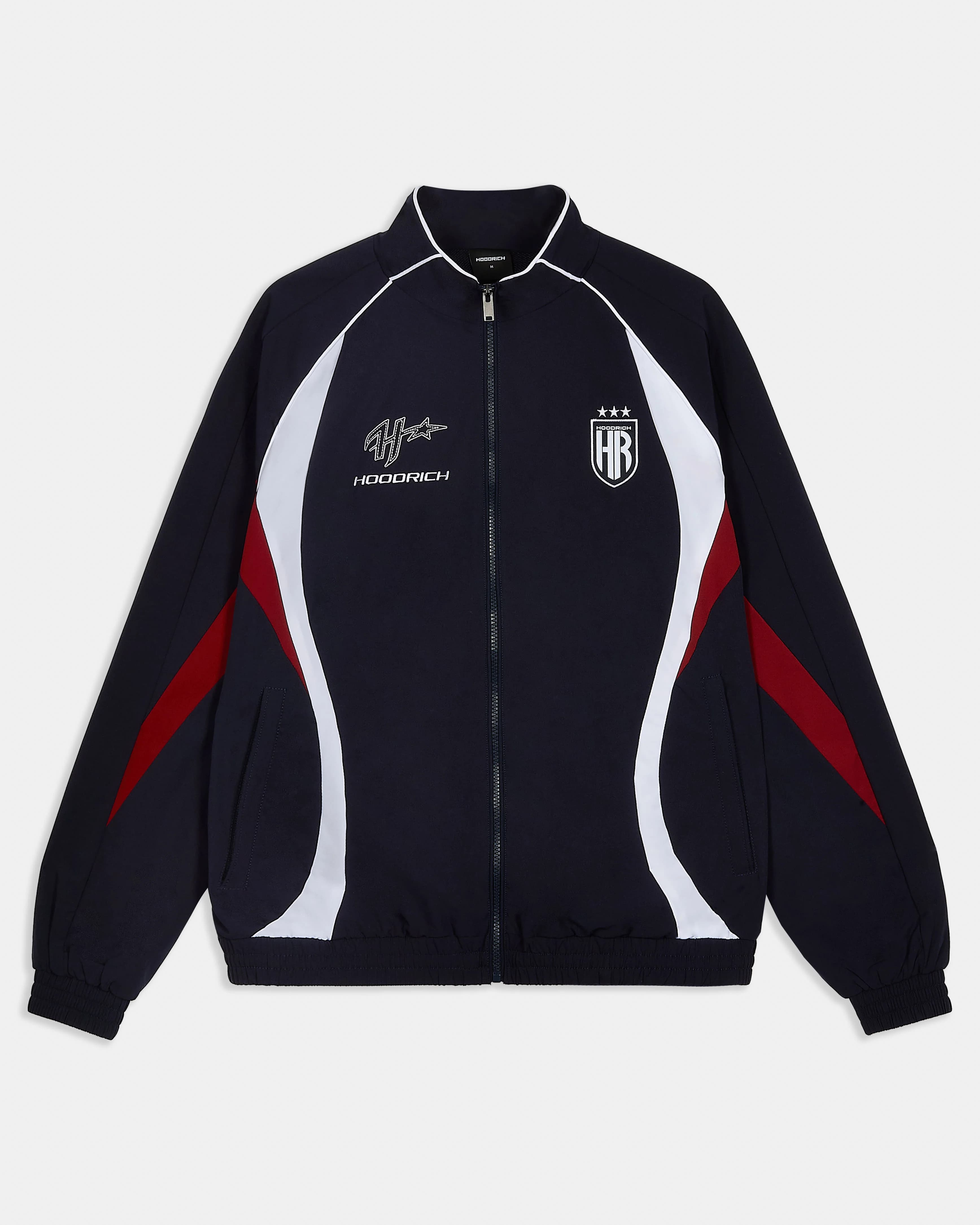 Glide Home Football Shell Jacket - Navy by Hoodrich