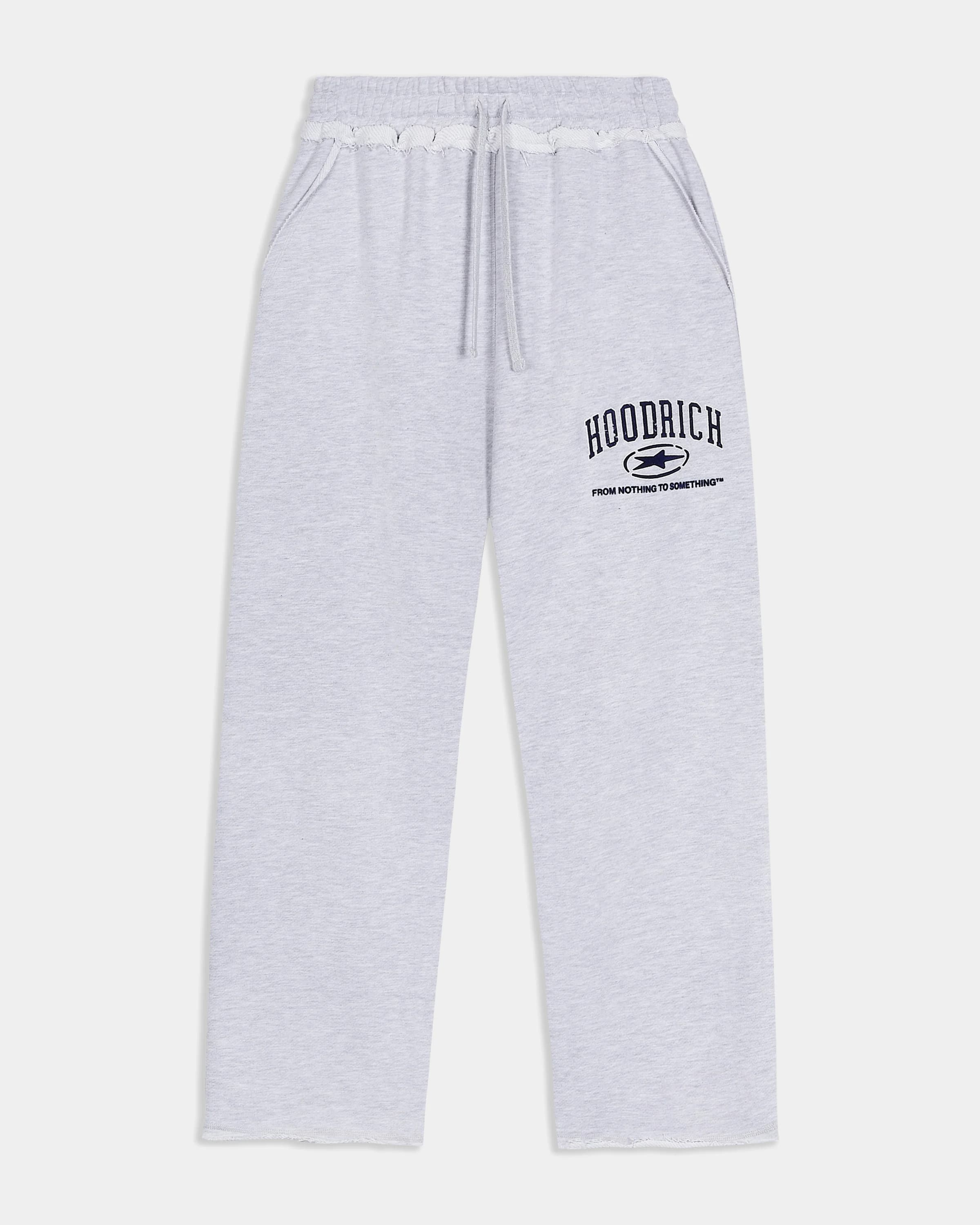Fray Wide Leg Jogger - Grey 9