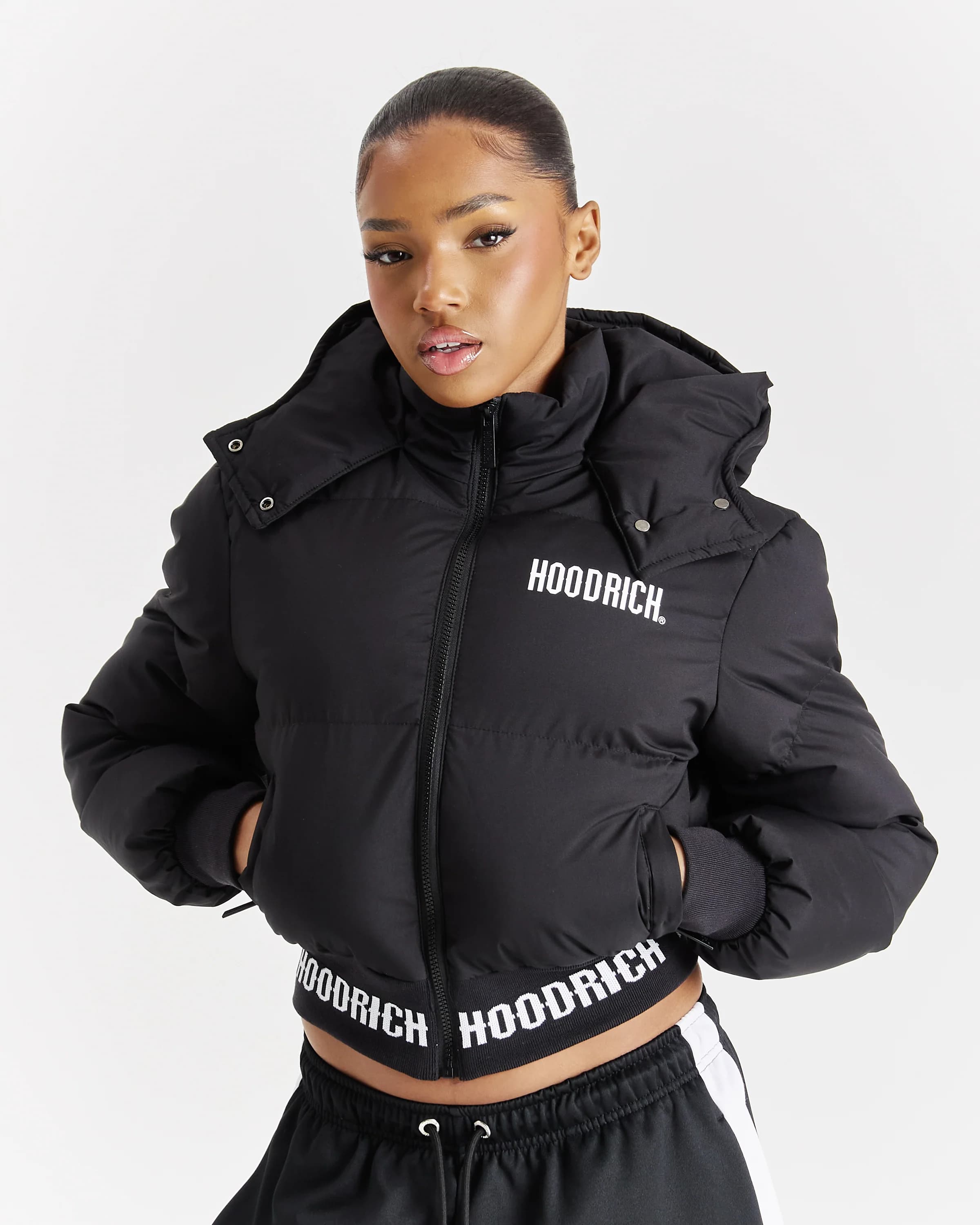Ari Jacket - Black/White by Hoodrich