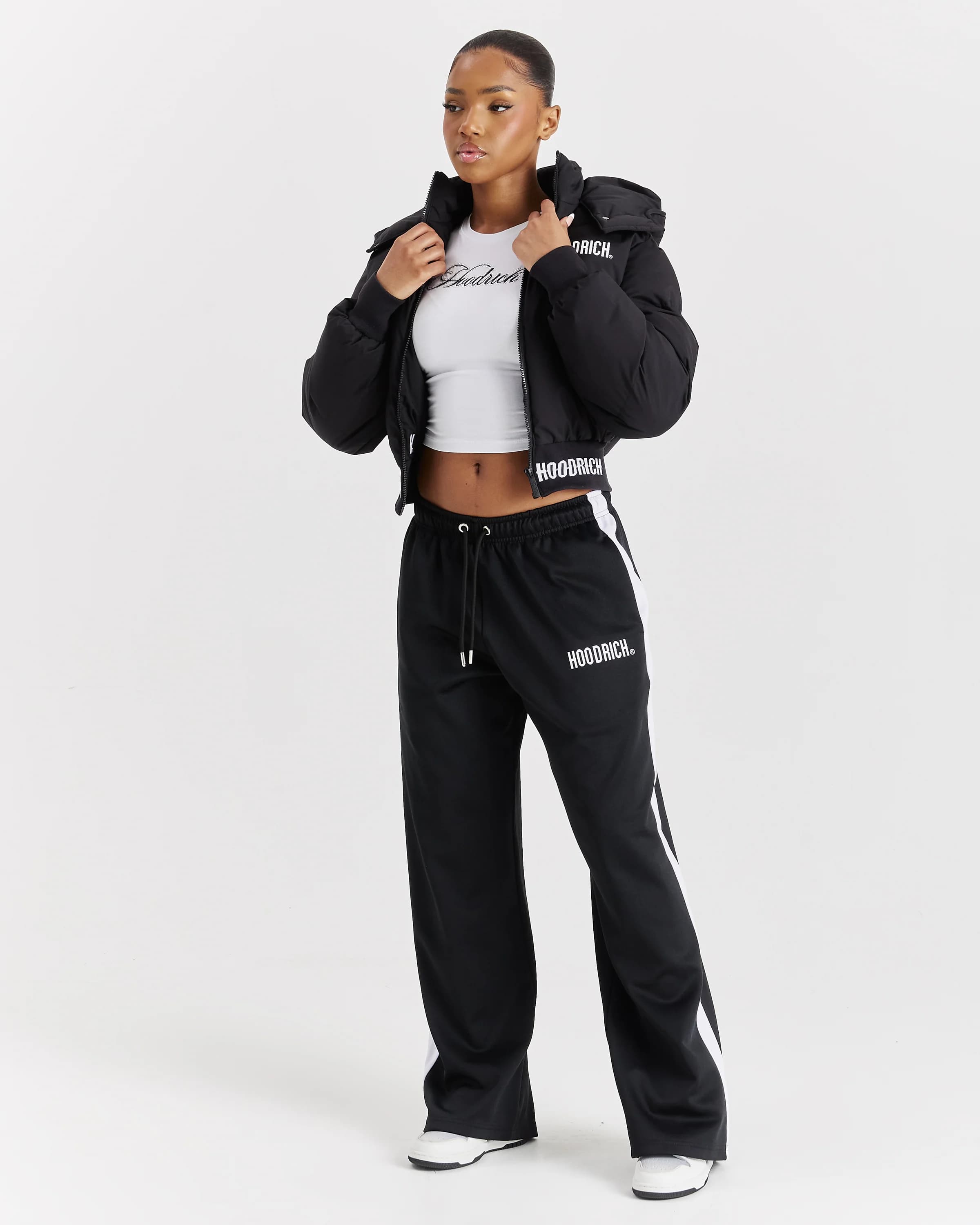 Ari Jacket - Black/White by Hoodrich