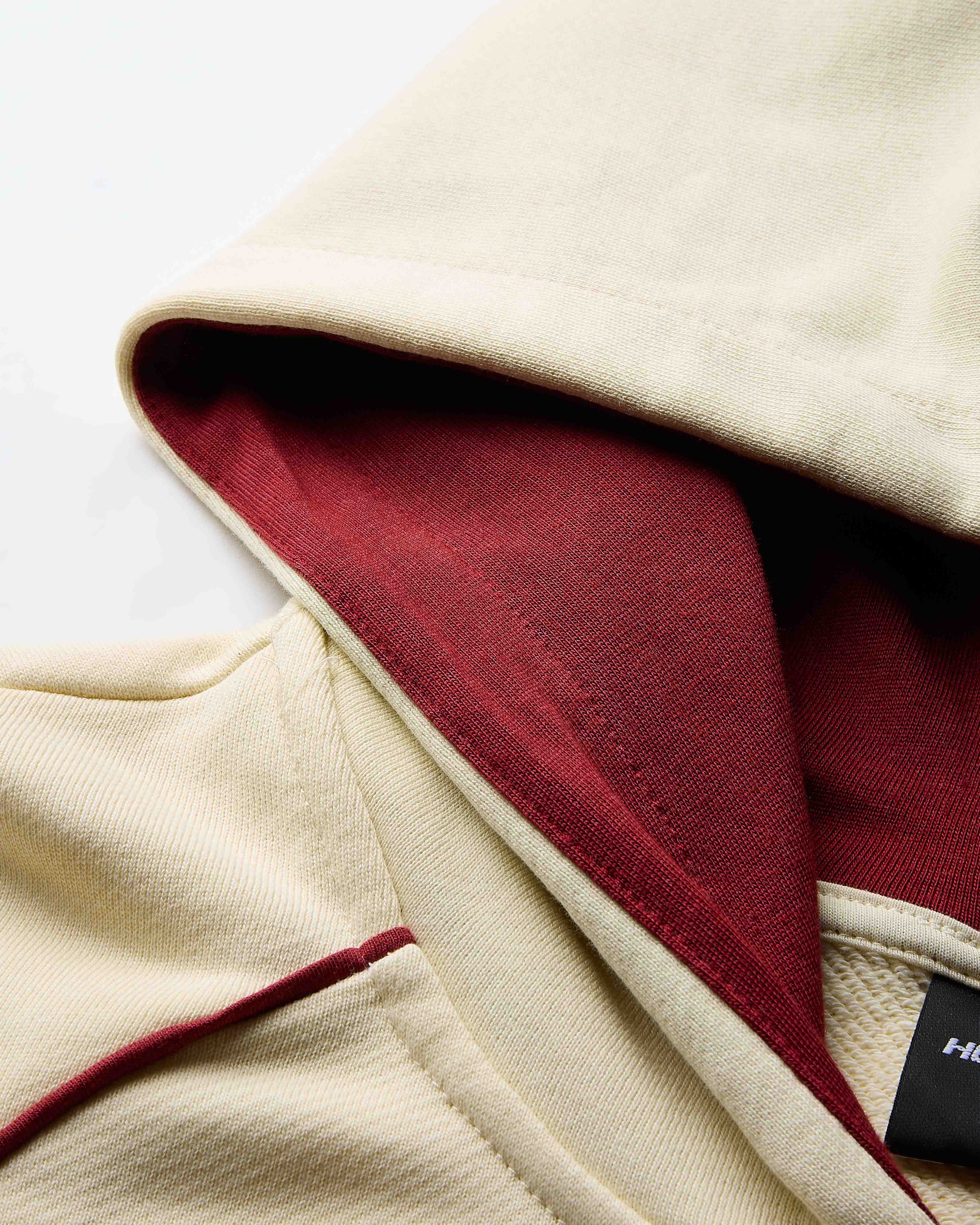 Trace Zip Relaxed Fit Hoodie - Ivory 4