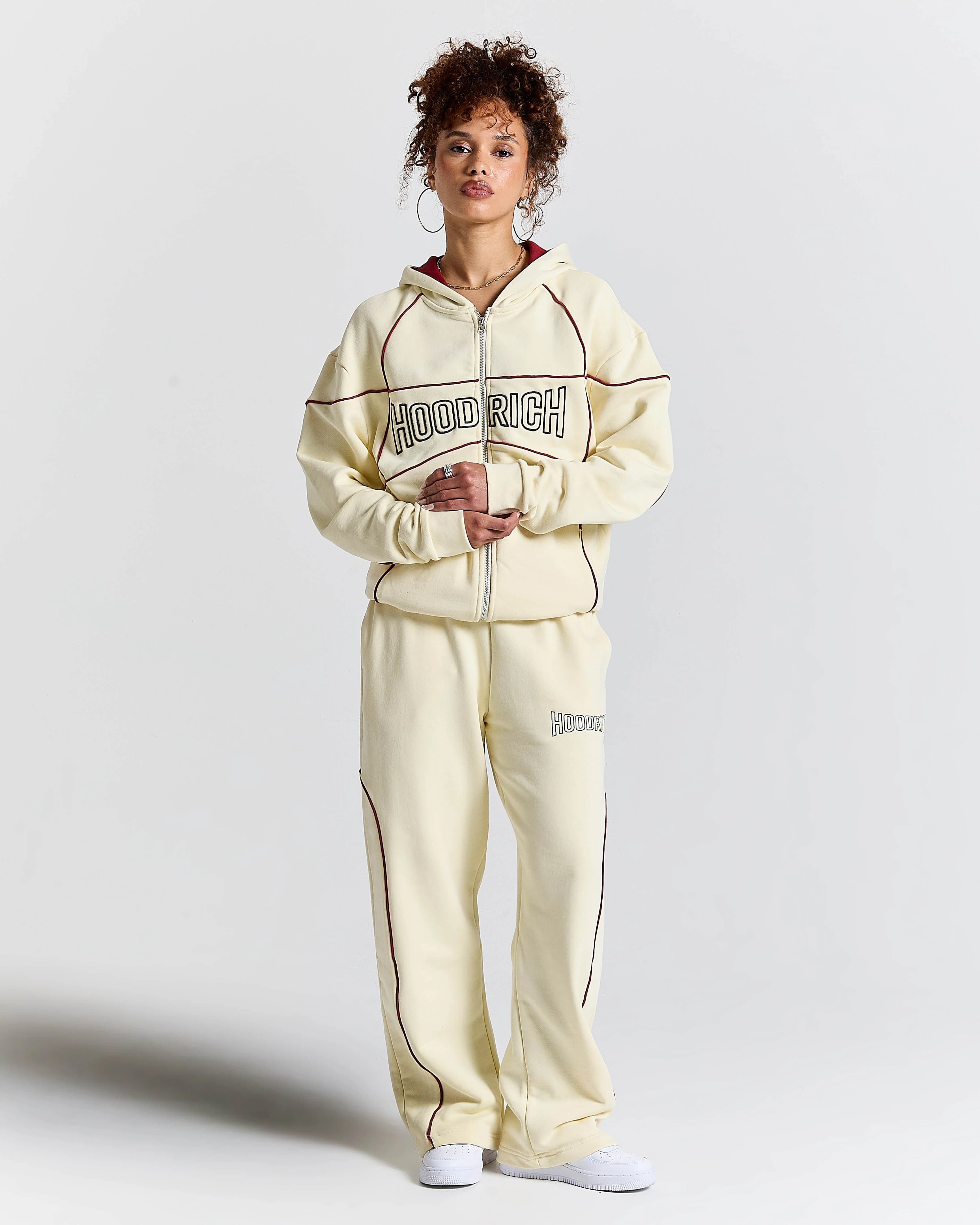 Trace Oversized Jogger - Ivory 10