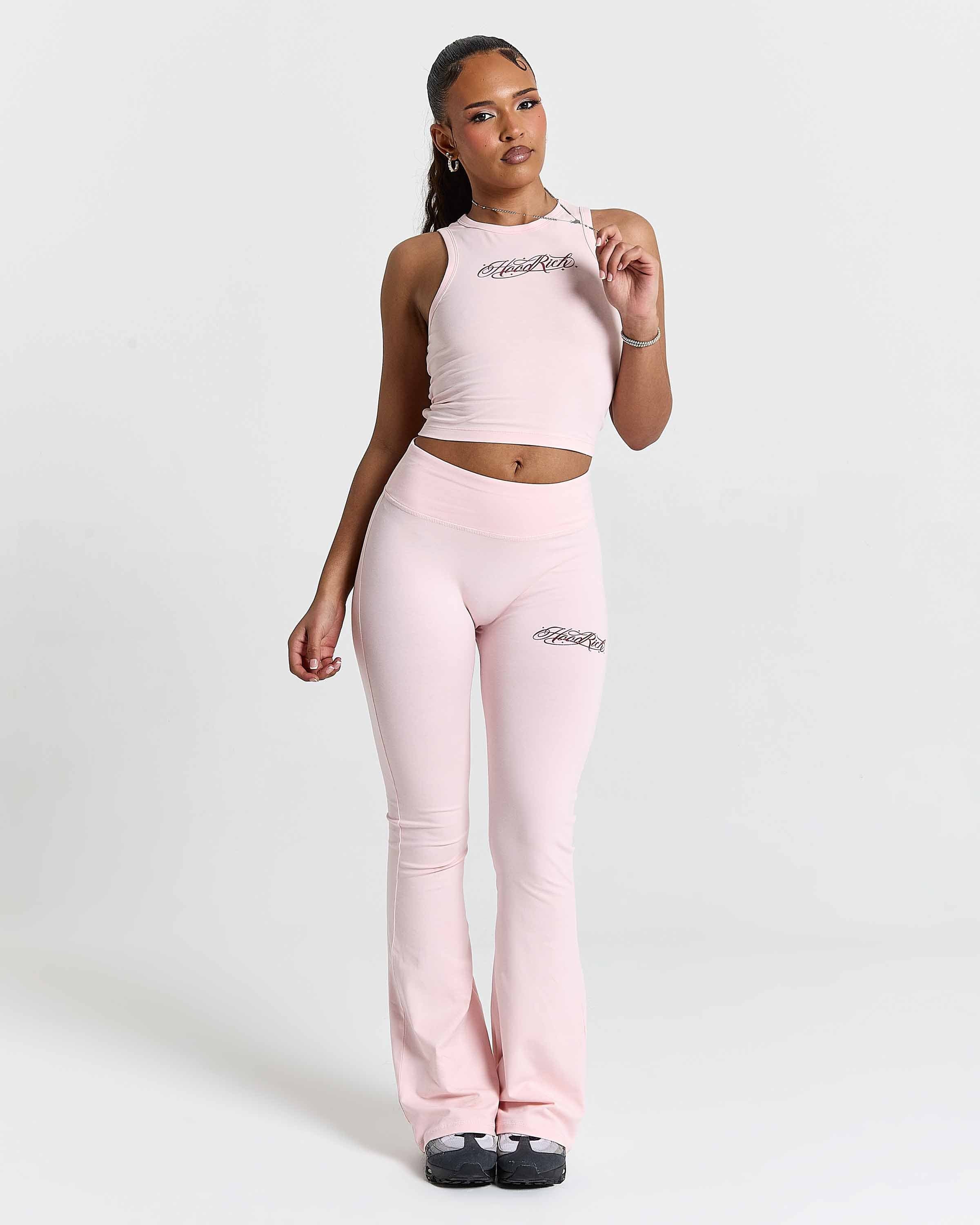 Solace Tie Back Racer Vest - Pink 4