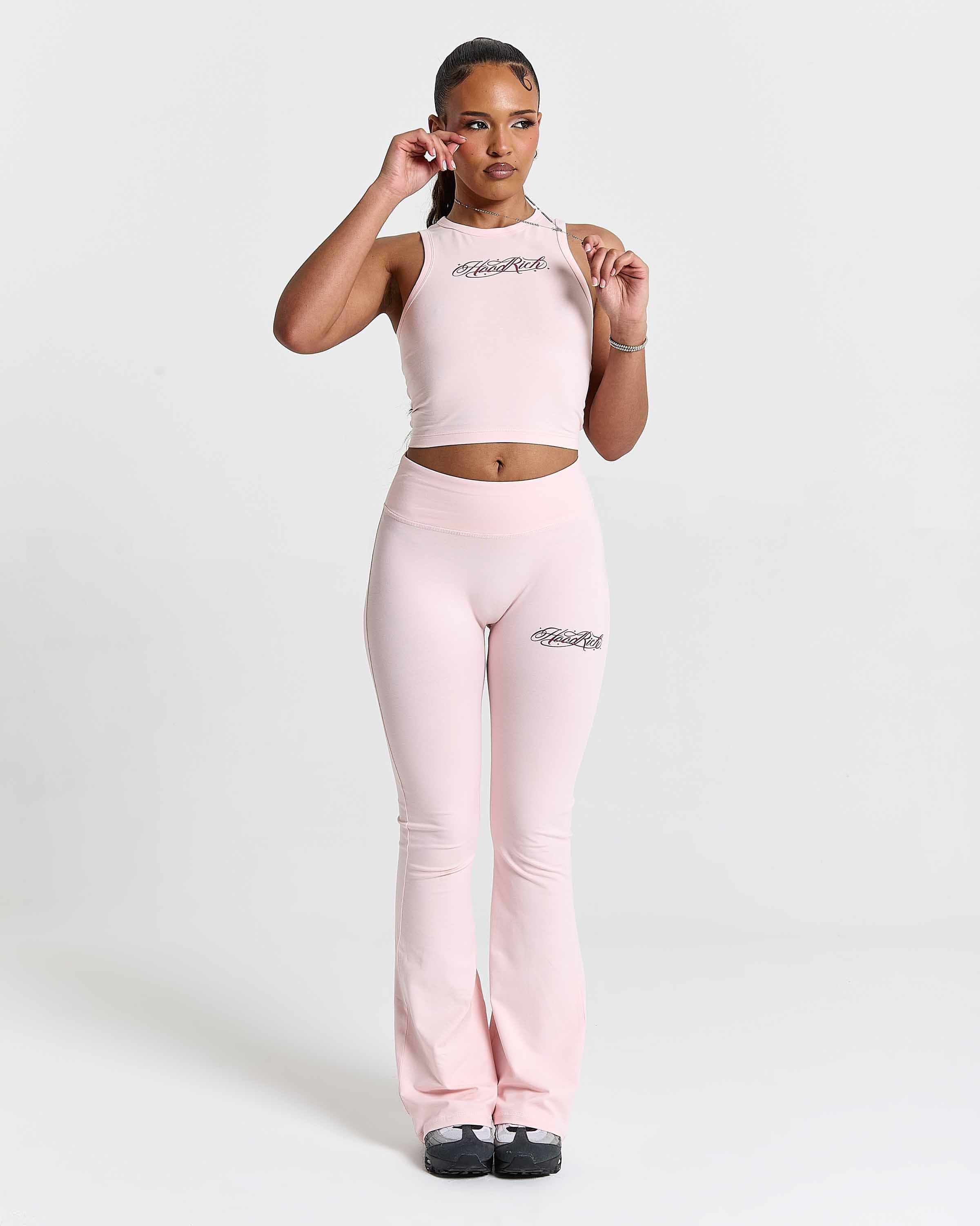 Solace Tie Back Racer Vest - Pink 5