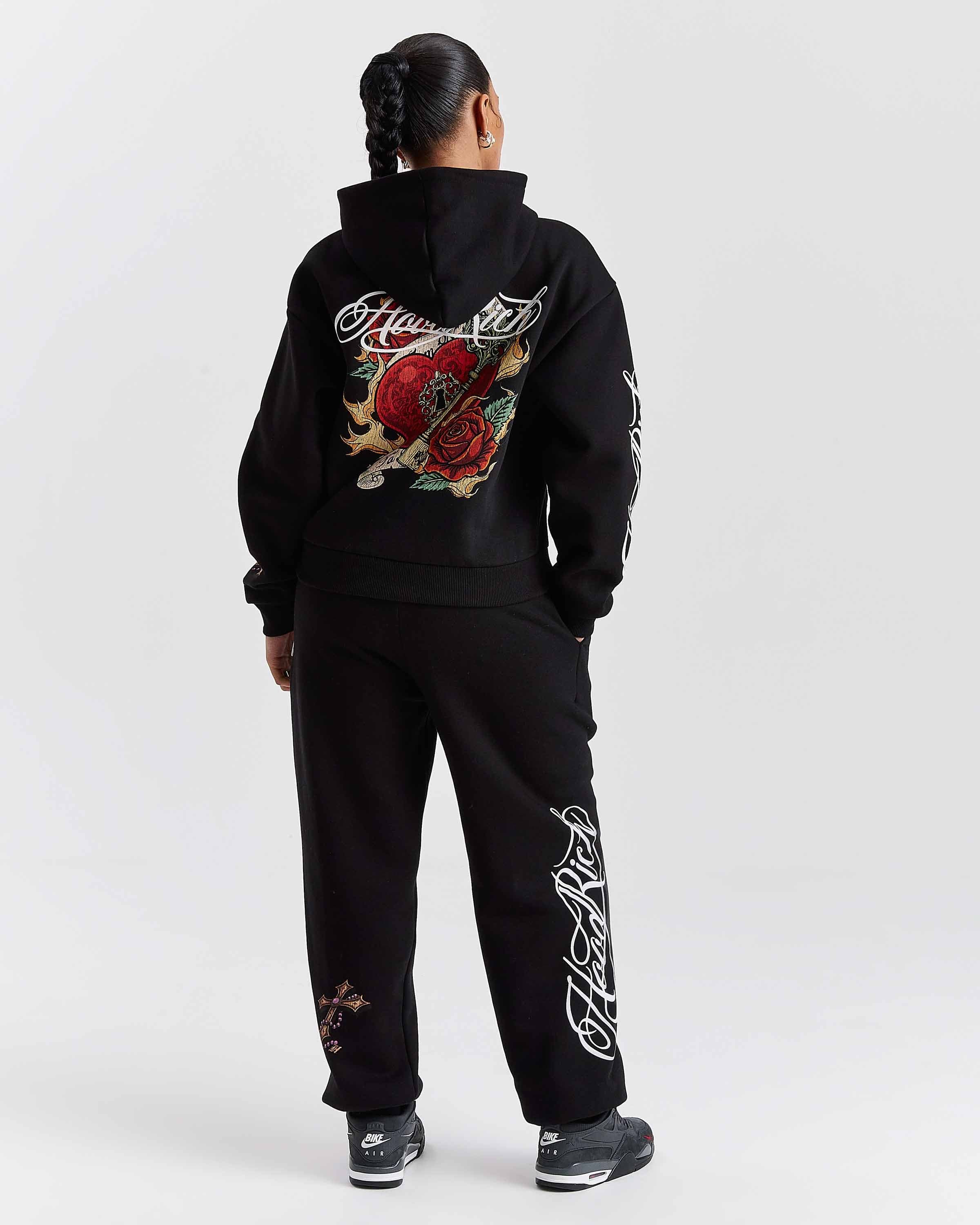 Vox Oversized Joggers - Black/Red 7