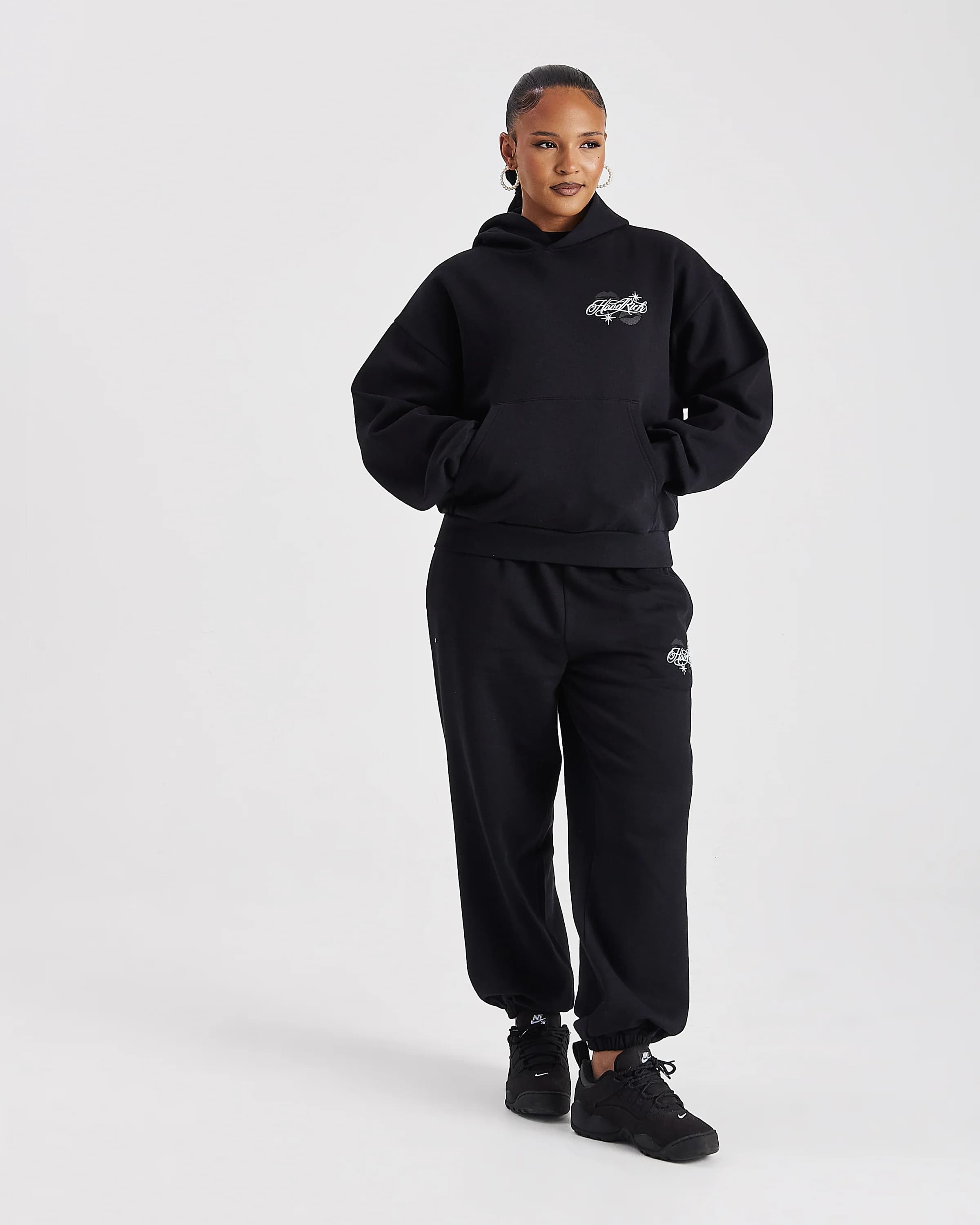 Vision Mid Length Hoodie - Black 7