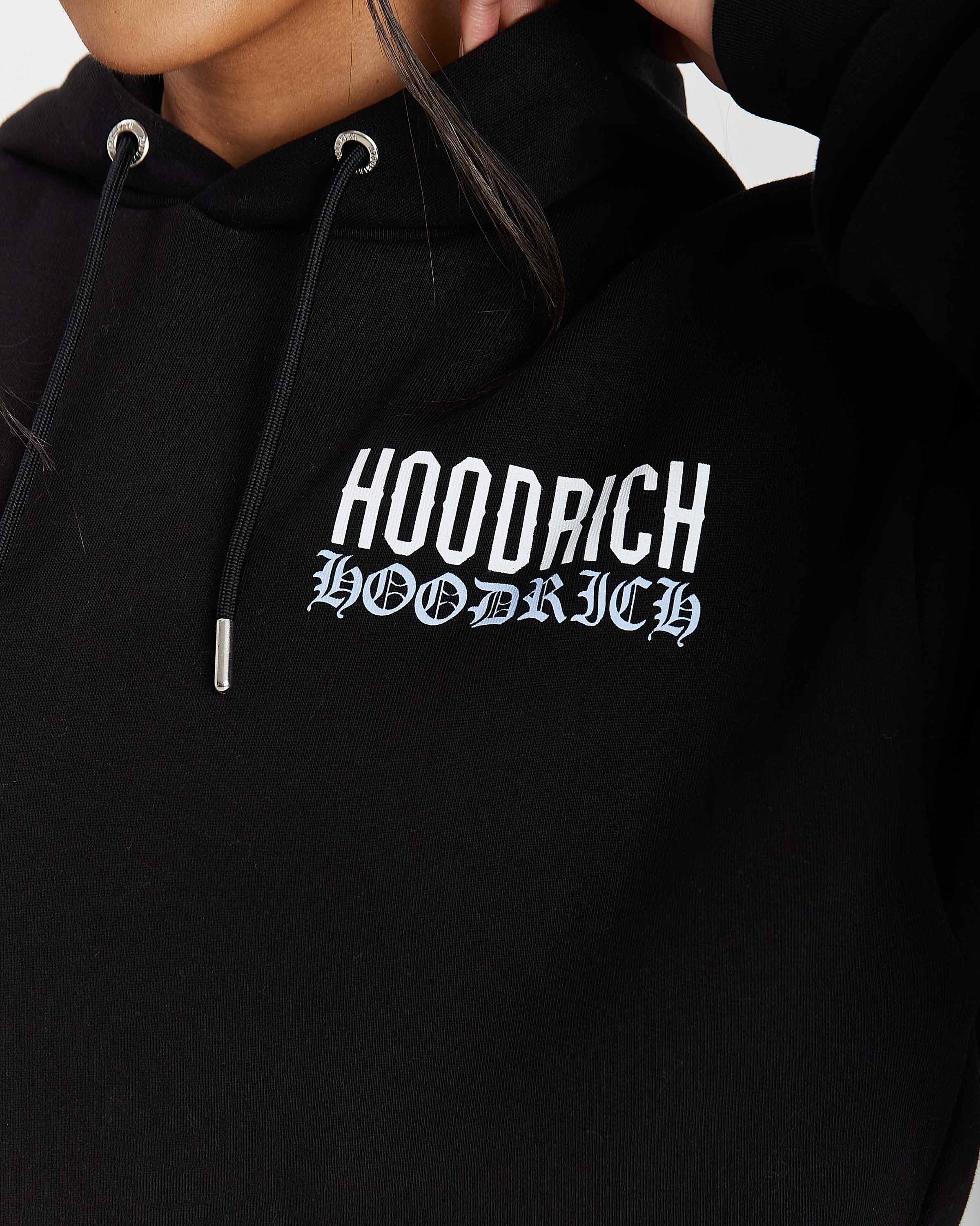 Flex Oversized Hoodie - Black/White 6