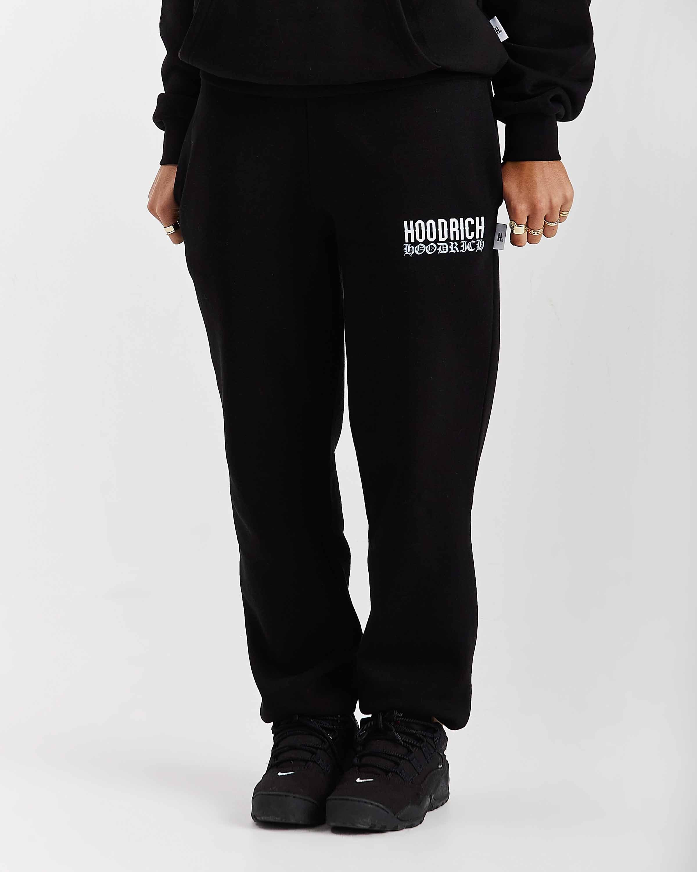 Flex Joggers - Black/White by Hoodrich