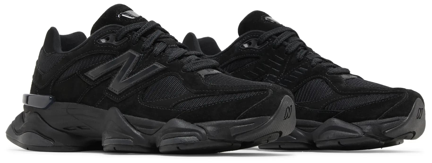 New Balance 9060 'Triple Black Suede' 8