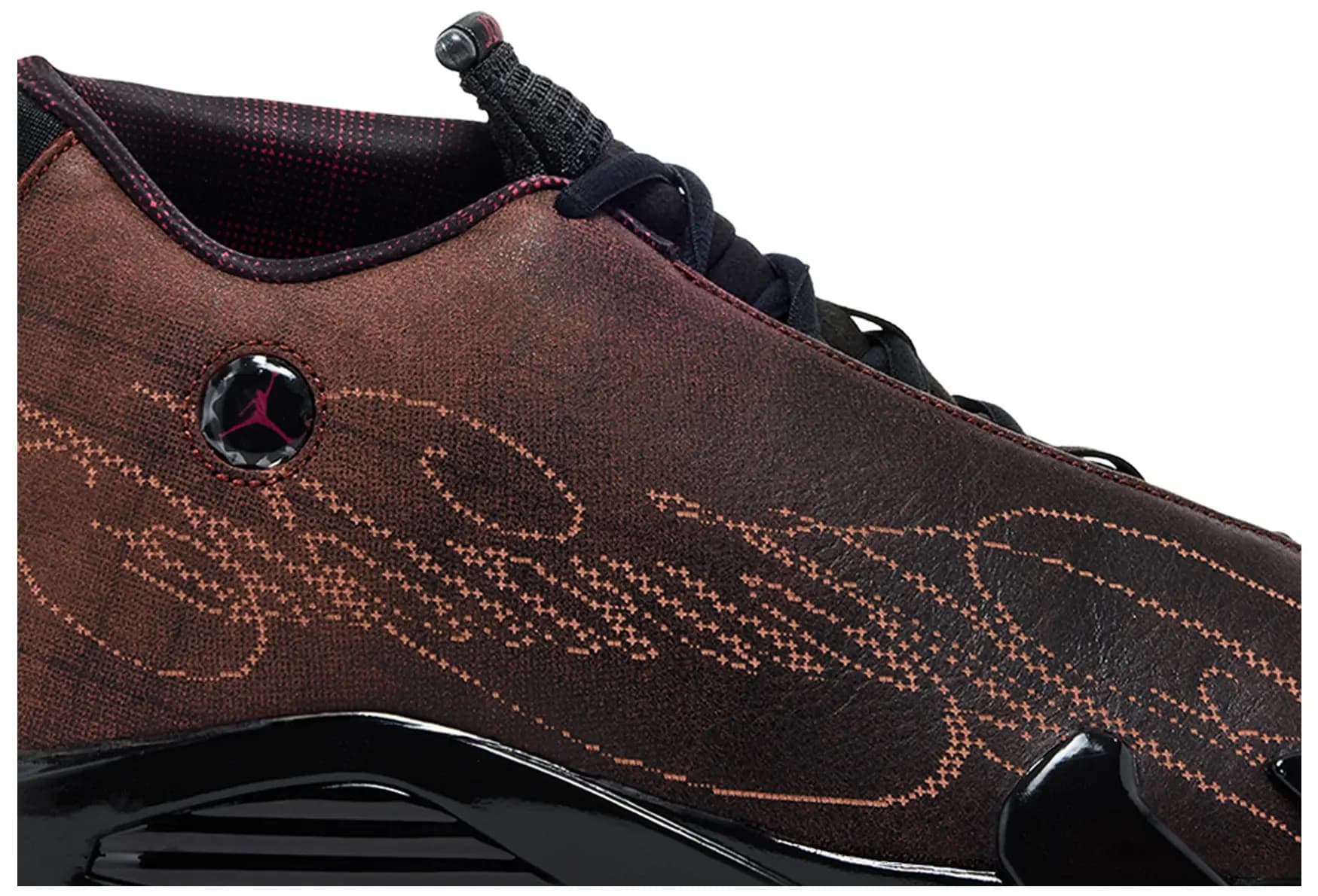 Mowalola x Air Jordan 14 Retro 'Burnt Red' 2