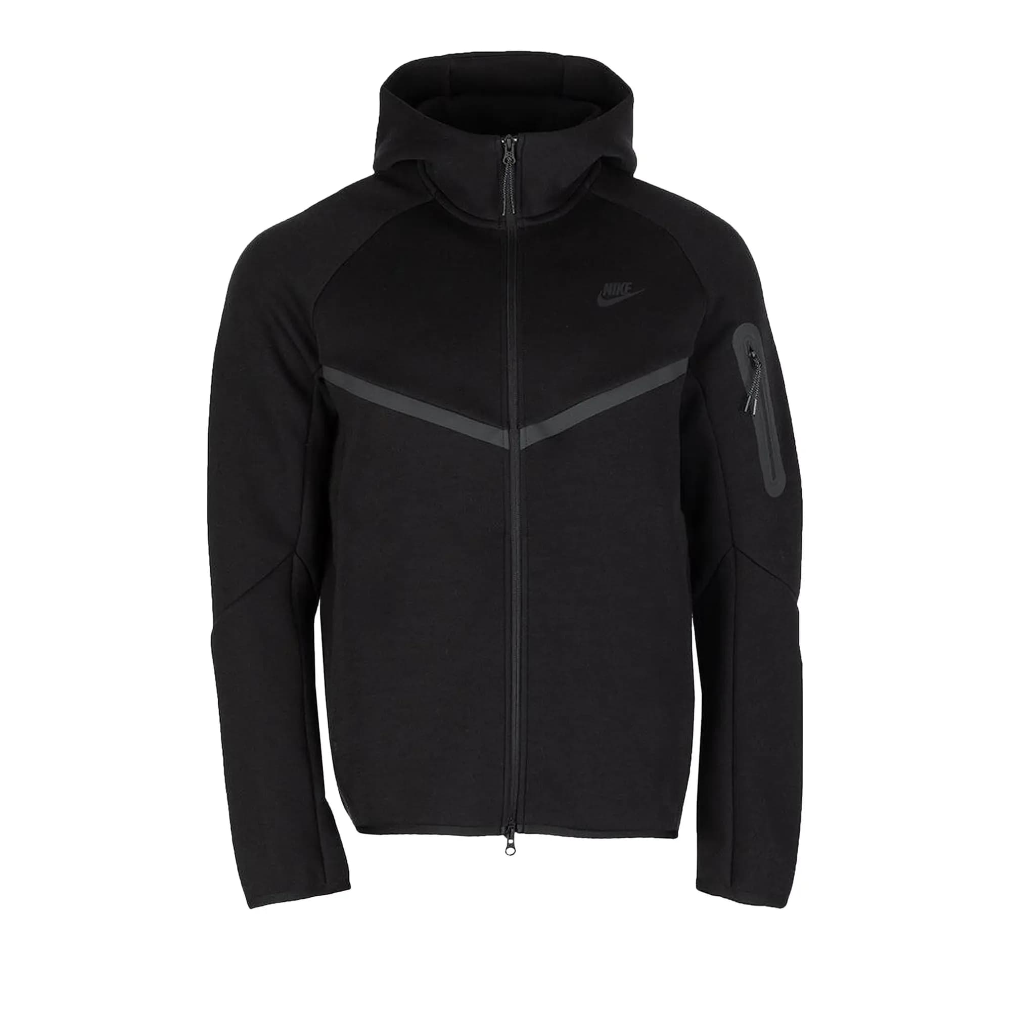 Nike Tech Full-Zip Windrunner Hoodie 'Black' by Nike