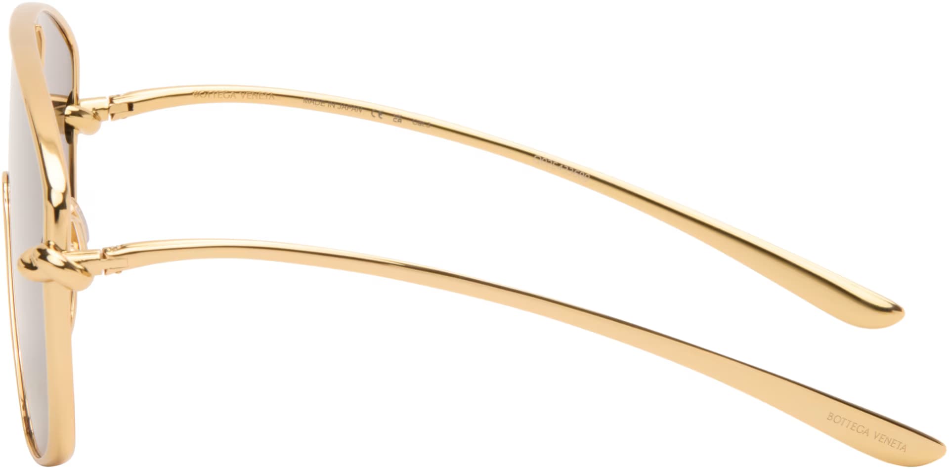 Gold Knot Shield Sunglasses 3
