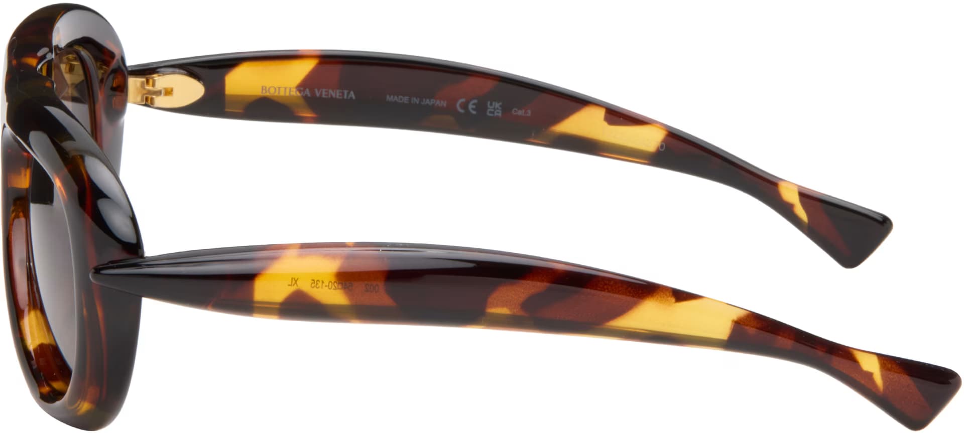 Brown Sardine Aviator Sunglasses 3