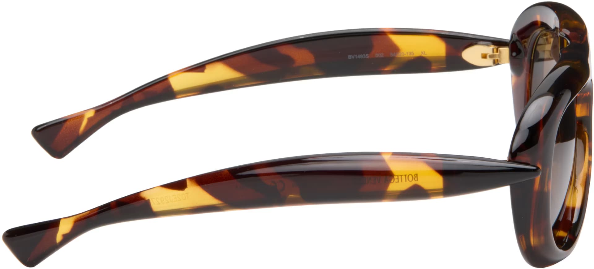 Brown Sardine Aviator Sunglasses 2