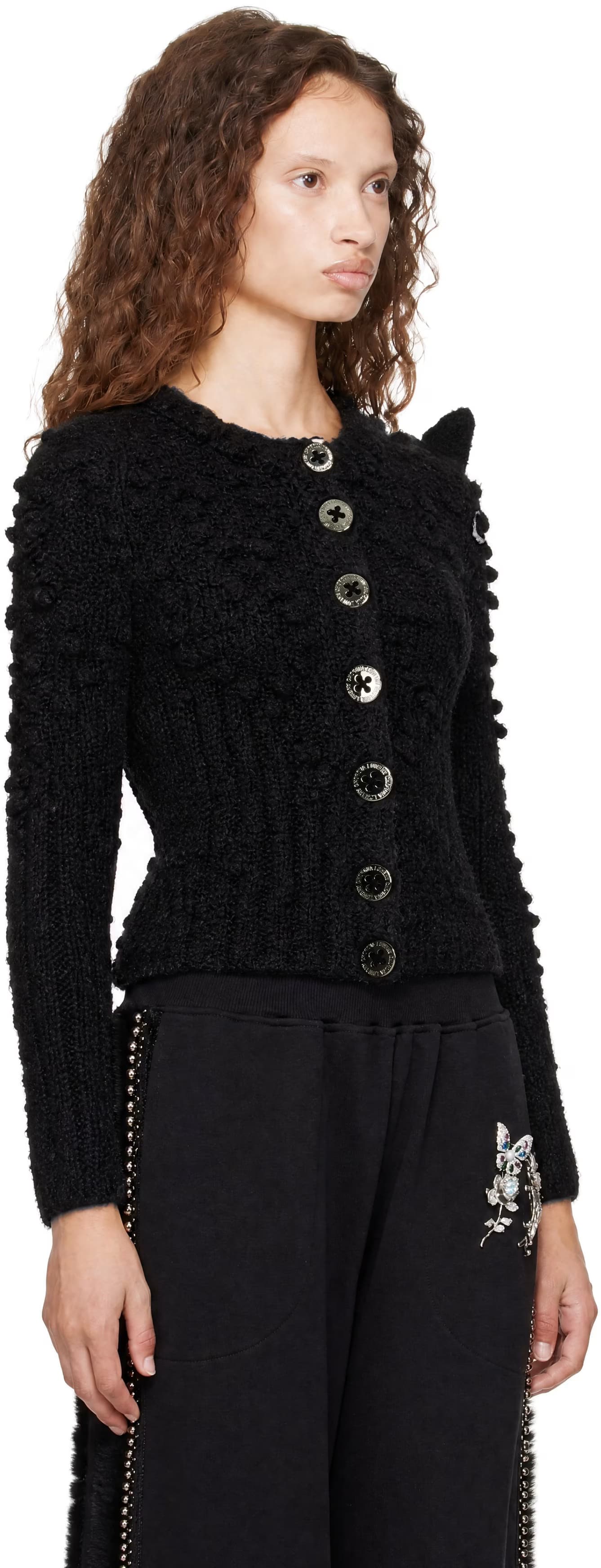 Black Kitty Cardigan by Chopova Lowena