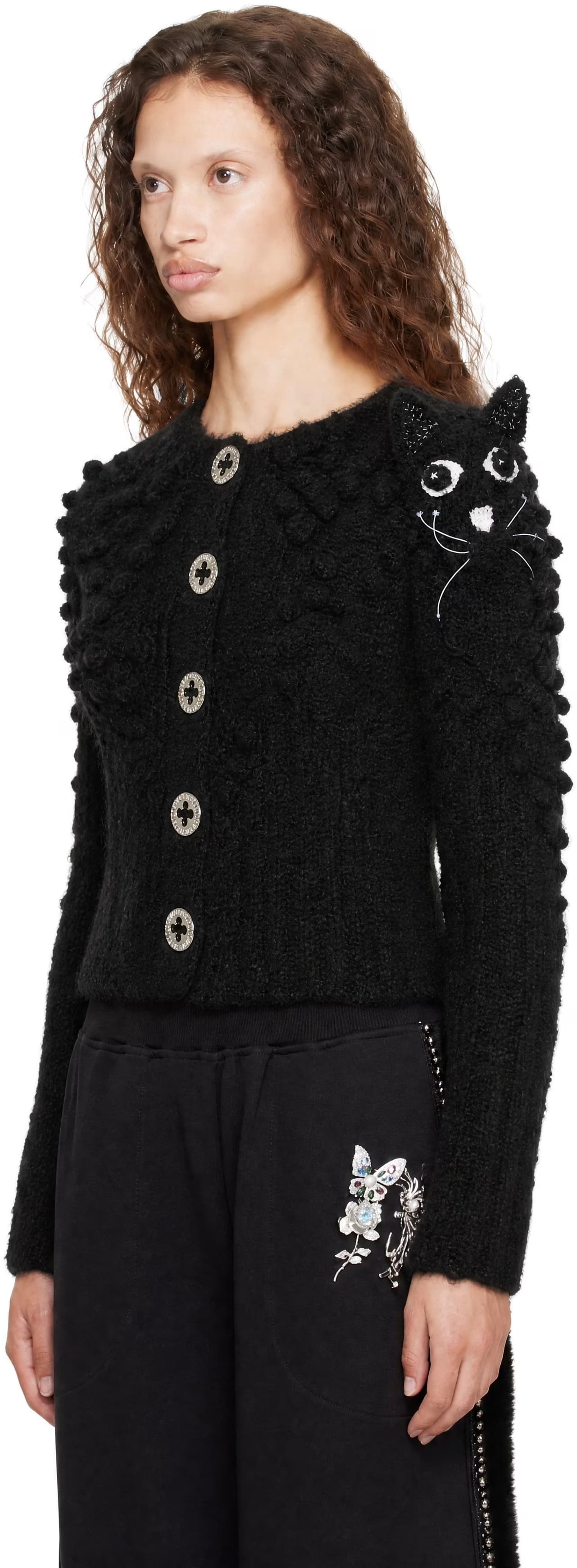 Black Kitty Cardigan by Chopova Lowena