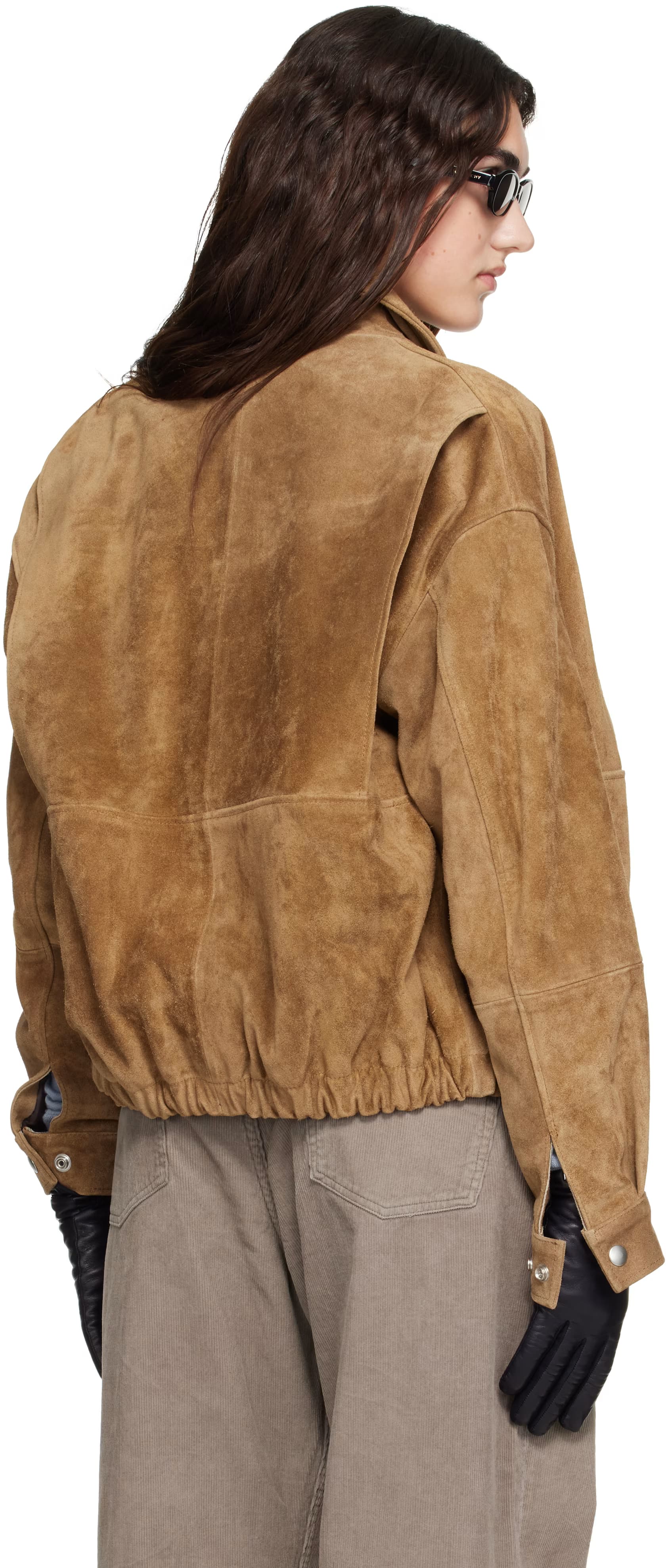 Tan Maddox Gritty Suede Jacket 3