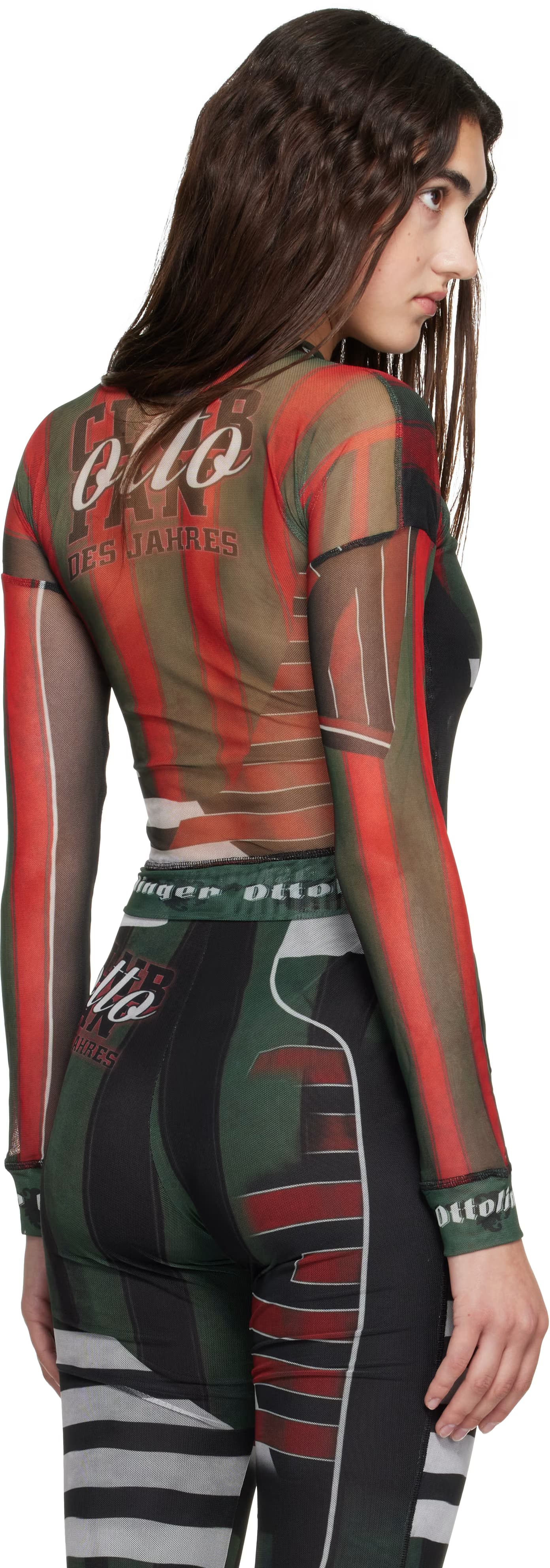 Multicolor Mesh Longsleeve T-shirt 3