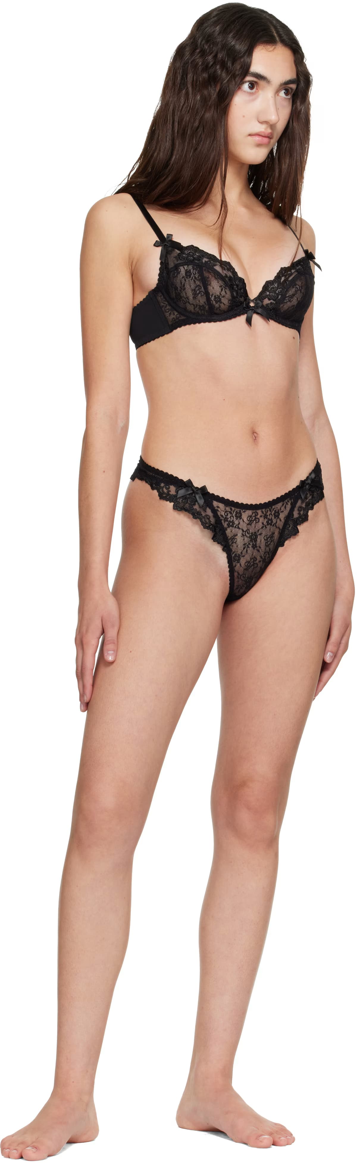 Black Josephina Thong 4