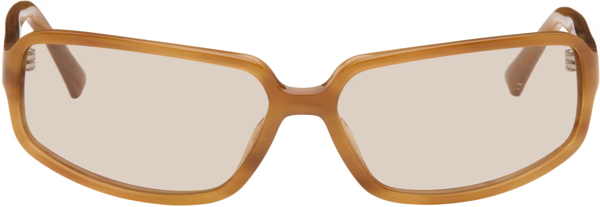 Beige Paloma Sunglasses by Vincent Boulevard