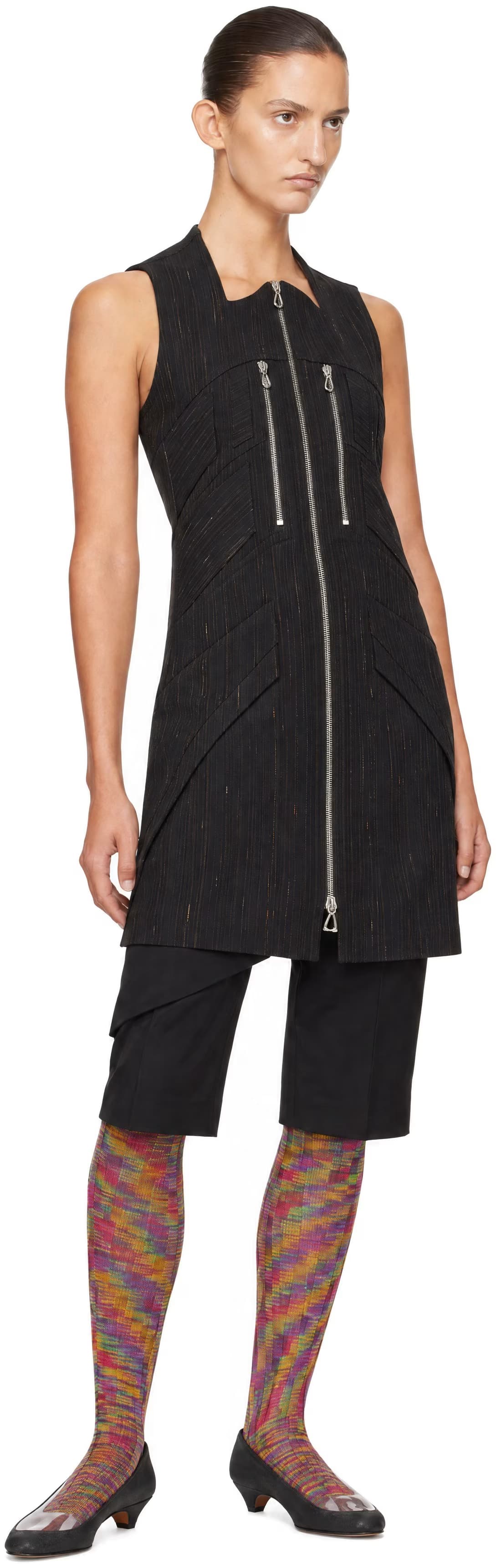 Black Koel Tunic Minidress 4