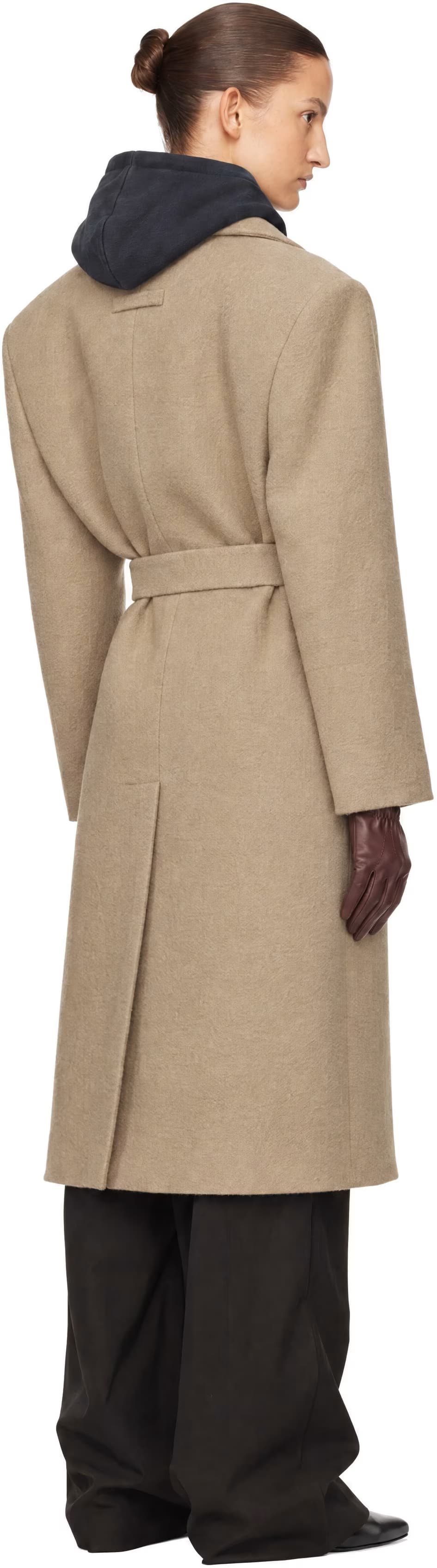 Beige Relaxed Coat 3