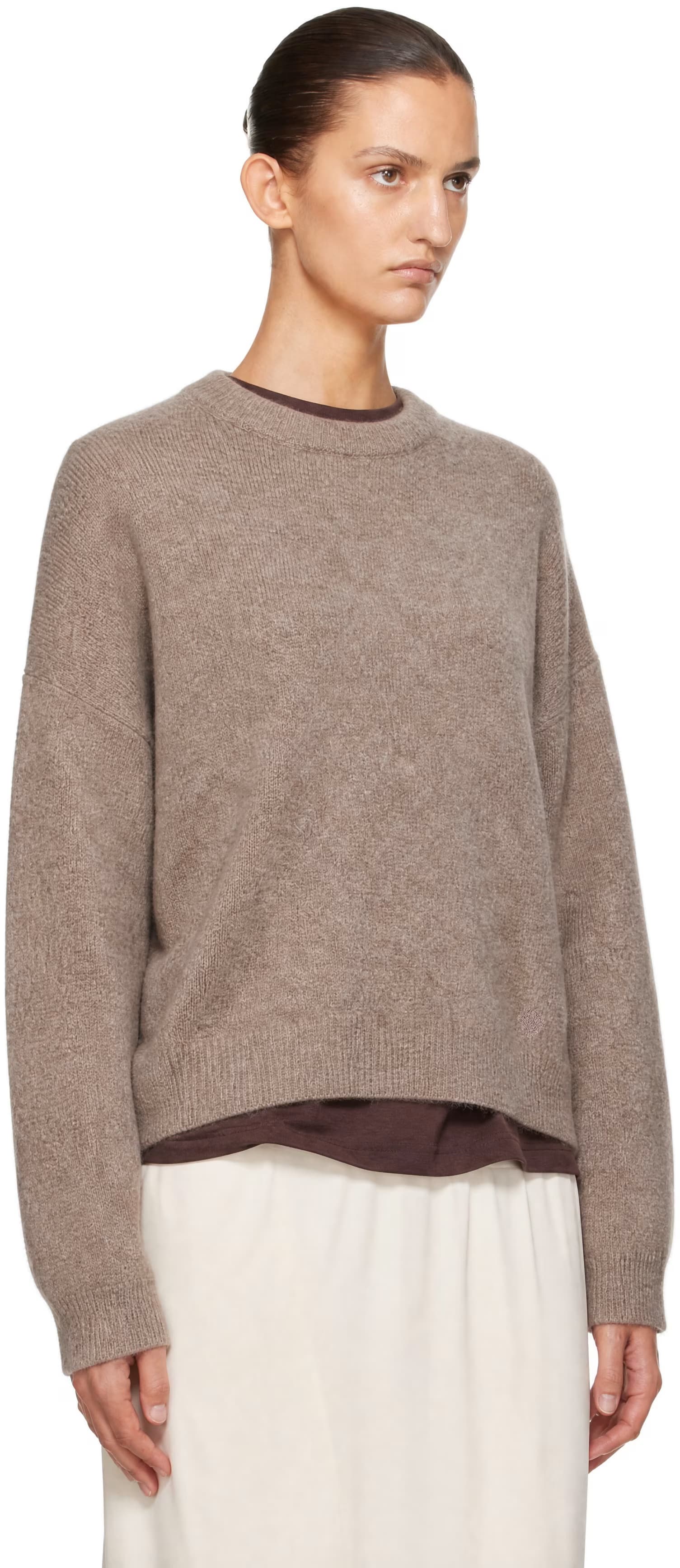 Brown TRISTAN LDS Yak Blend Sweater 2