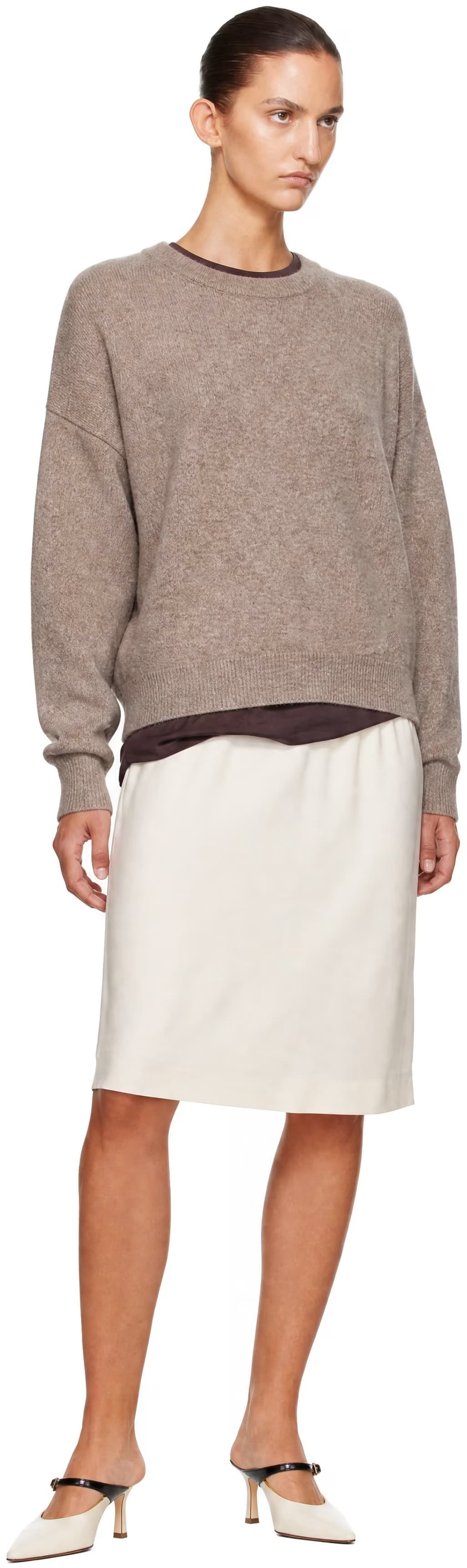 Brown TRISTAN LDS Yak Blend Sweater 4