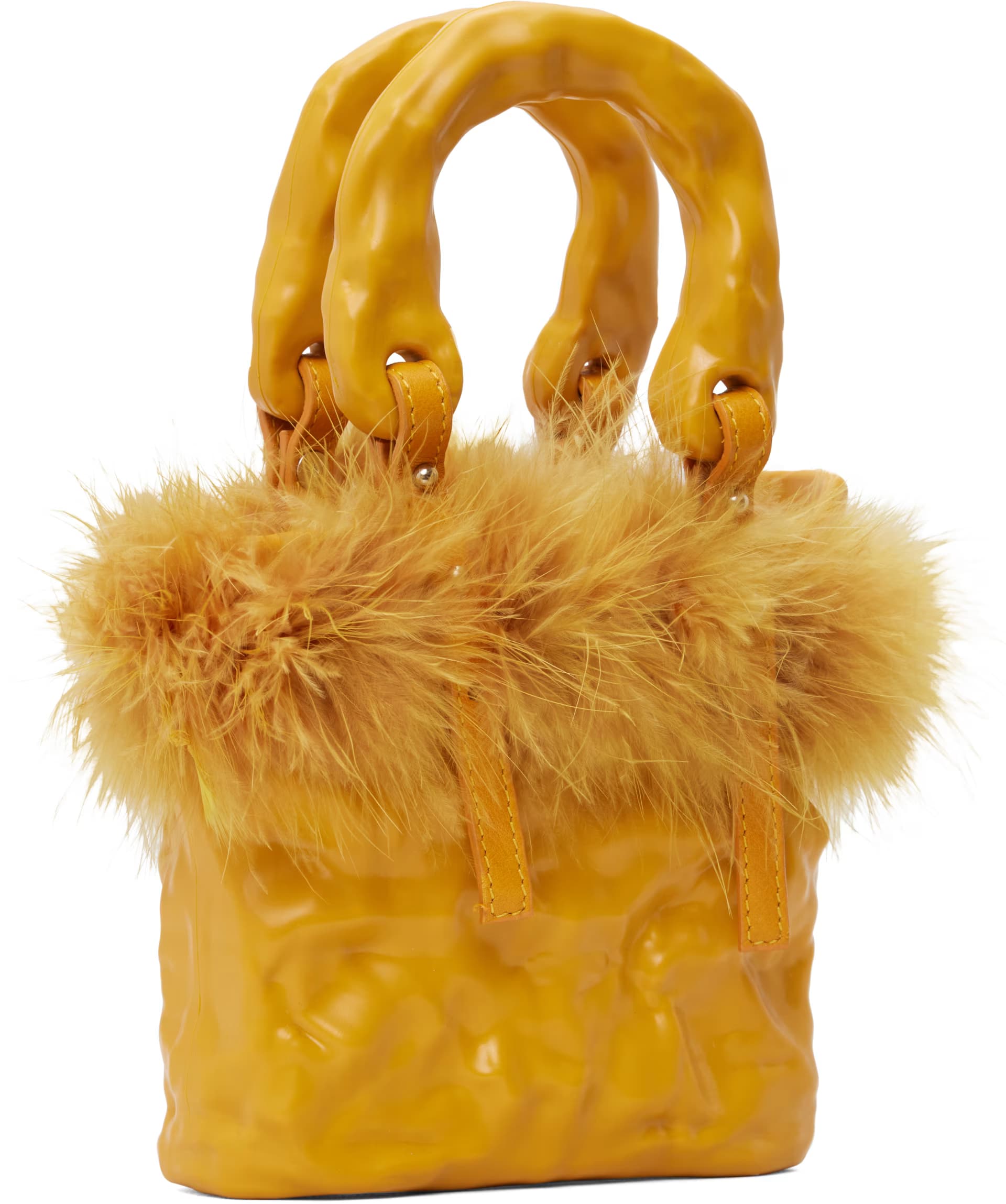 Yellow Signature Fluff Ceramic Bag 3