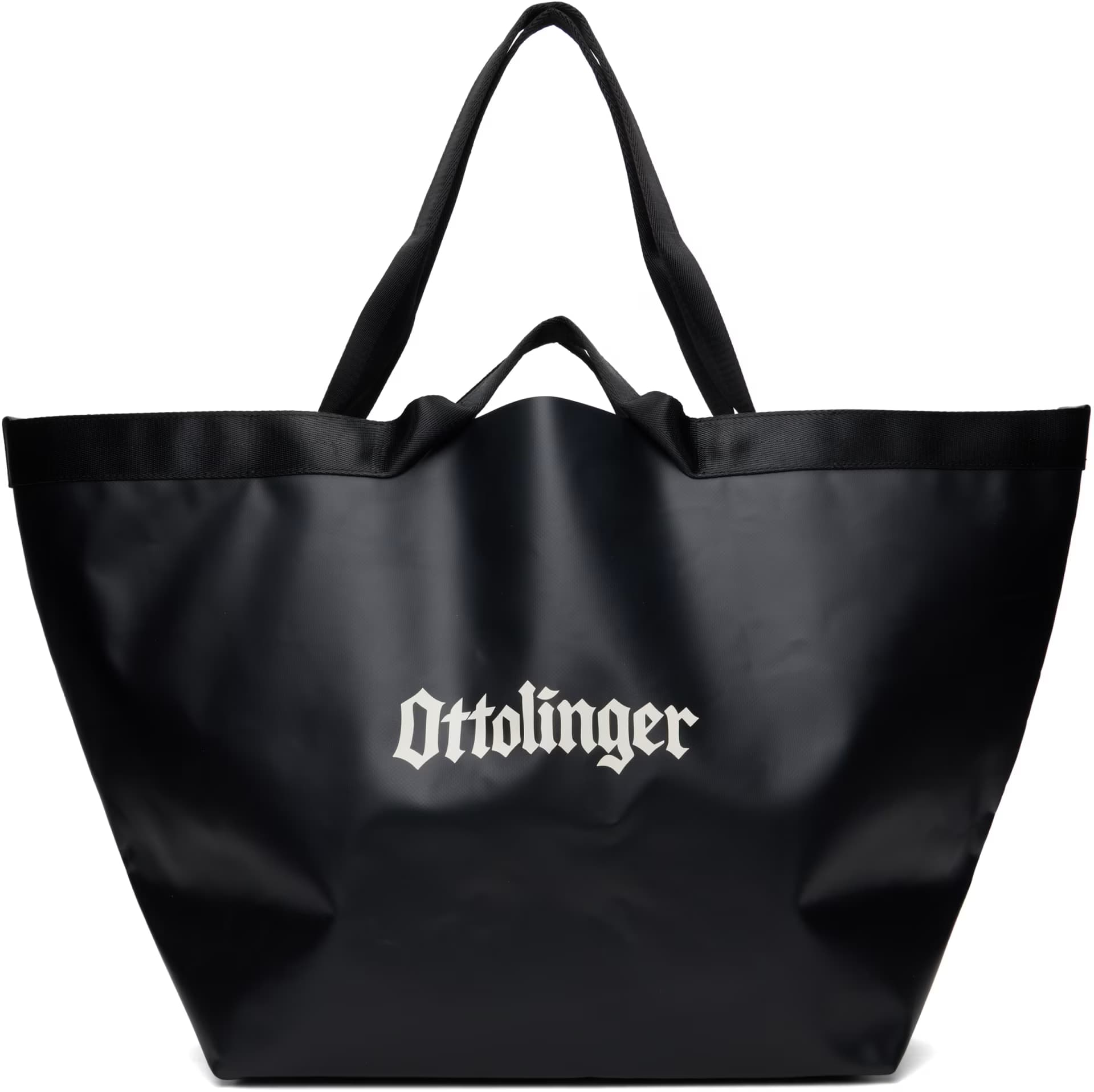 Black Infinity Shopper Tote by Ottolinger