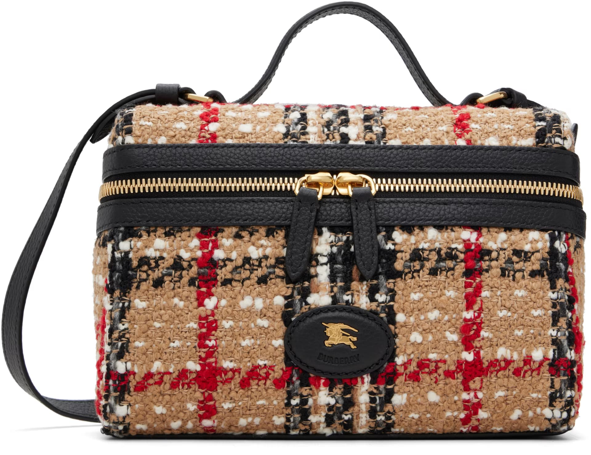 Beige Bloomsbury Vanity Bag by Burberry