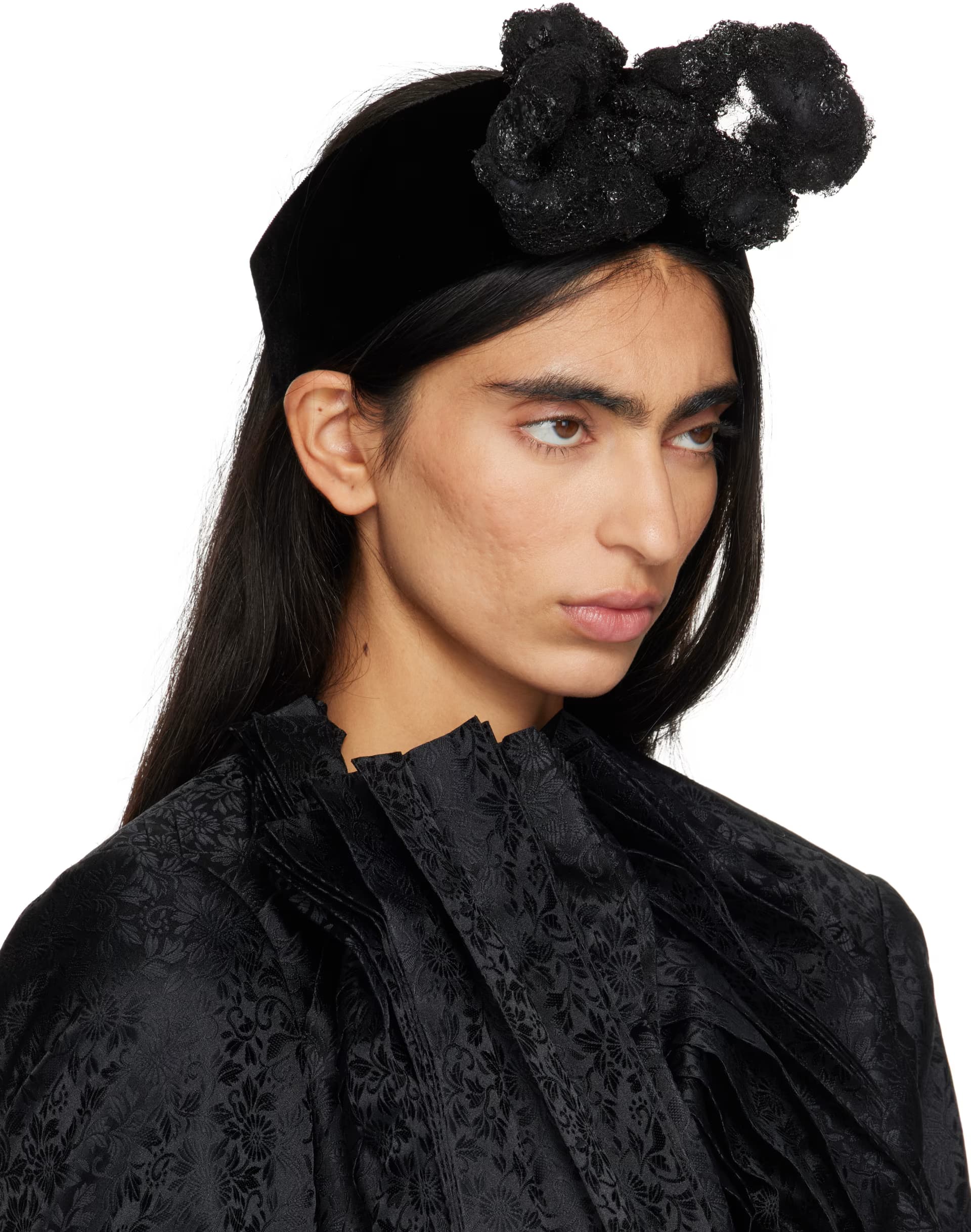Black Hizume Edition Velour Headband 2