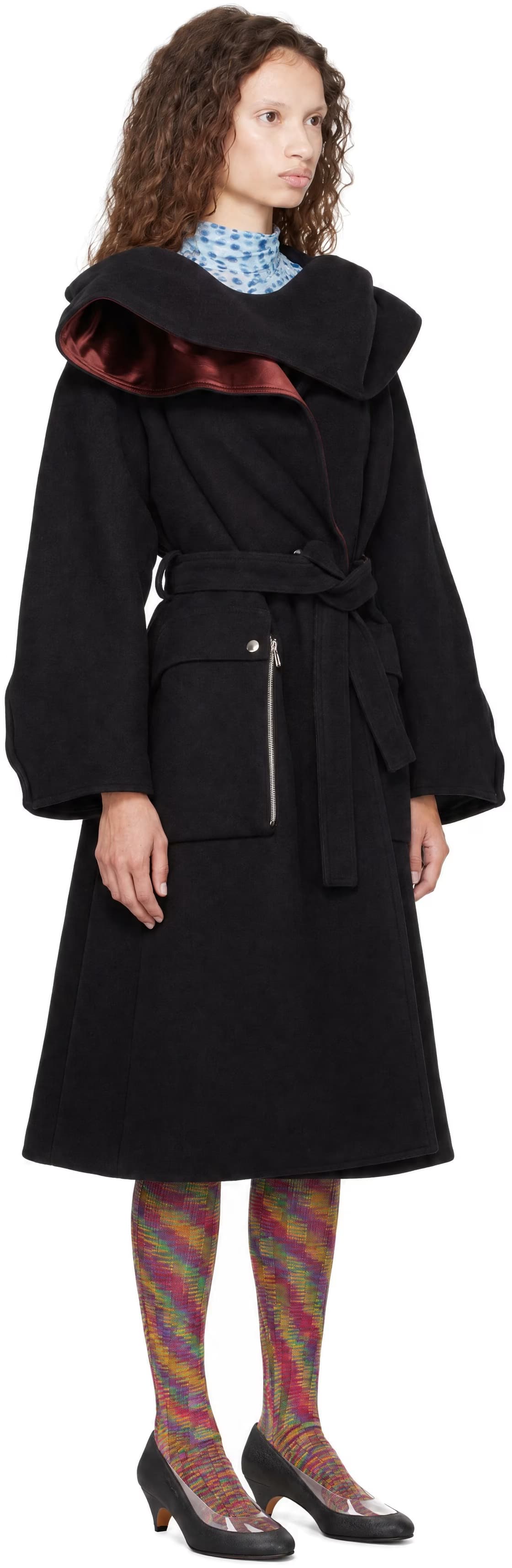 Navy Siskin Hooded Coat 2
