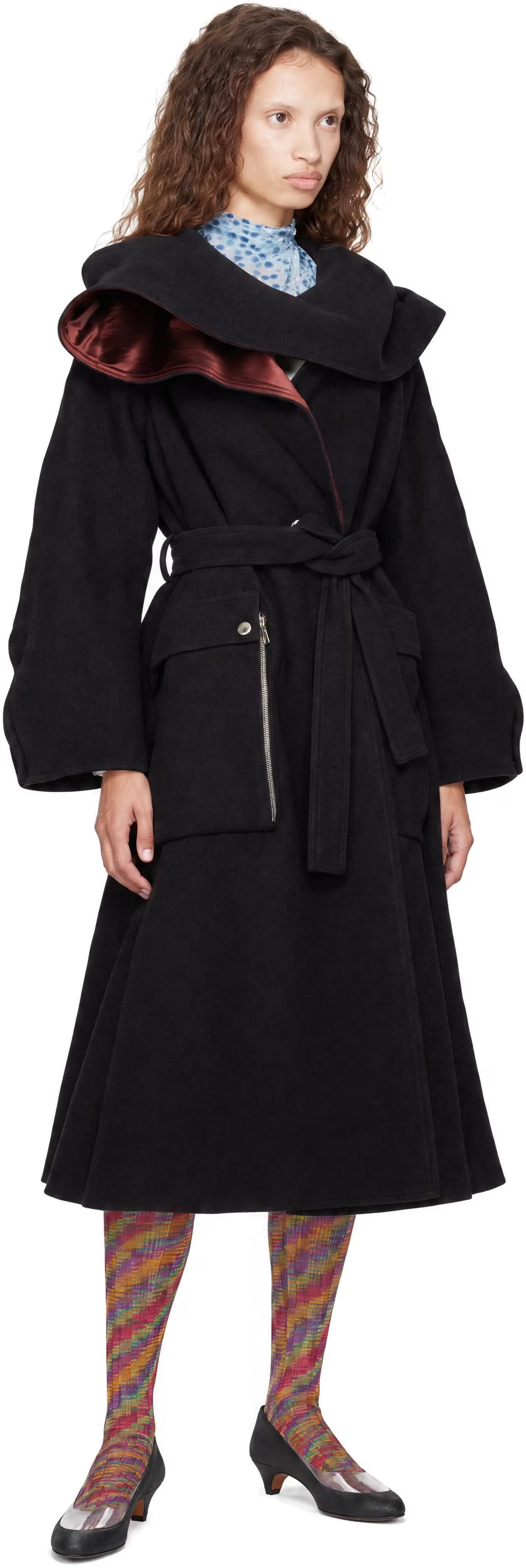Navy Siskin Hooded Coat 4