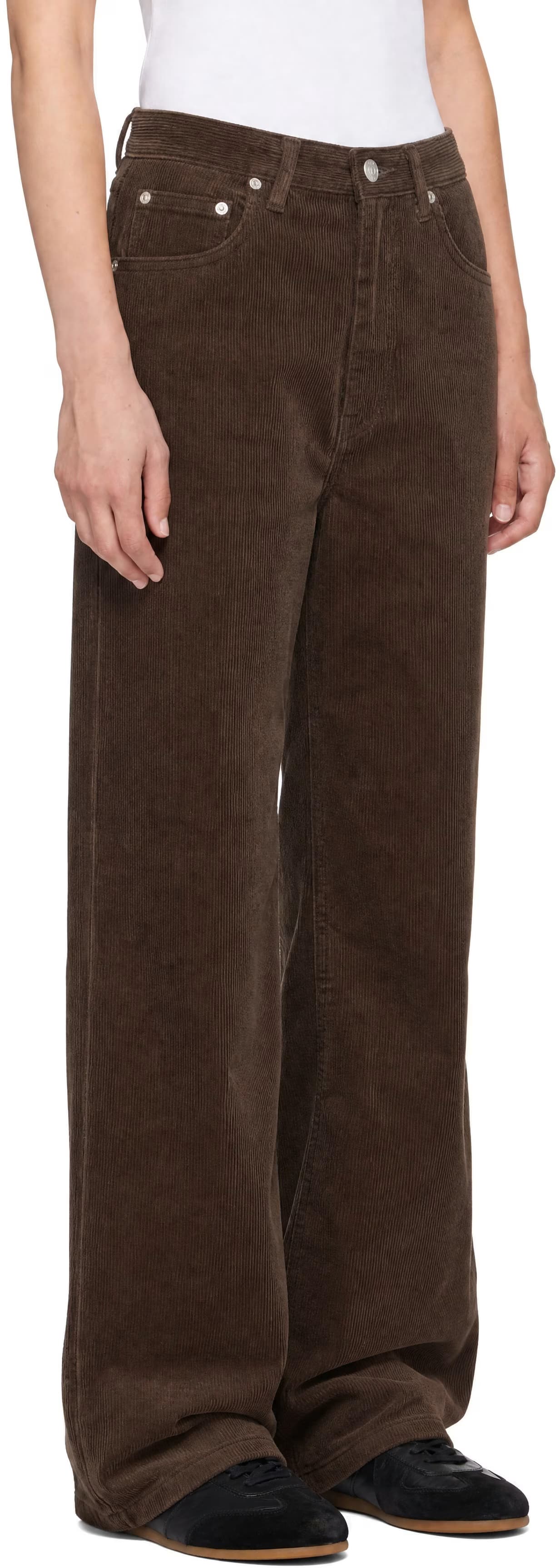 Brown 90s Wide Corduroy Jeans 2