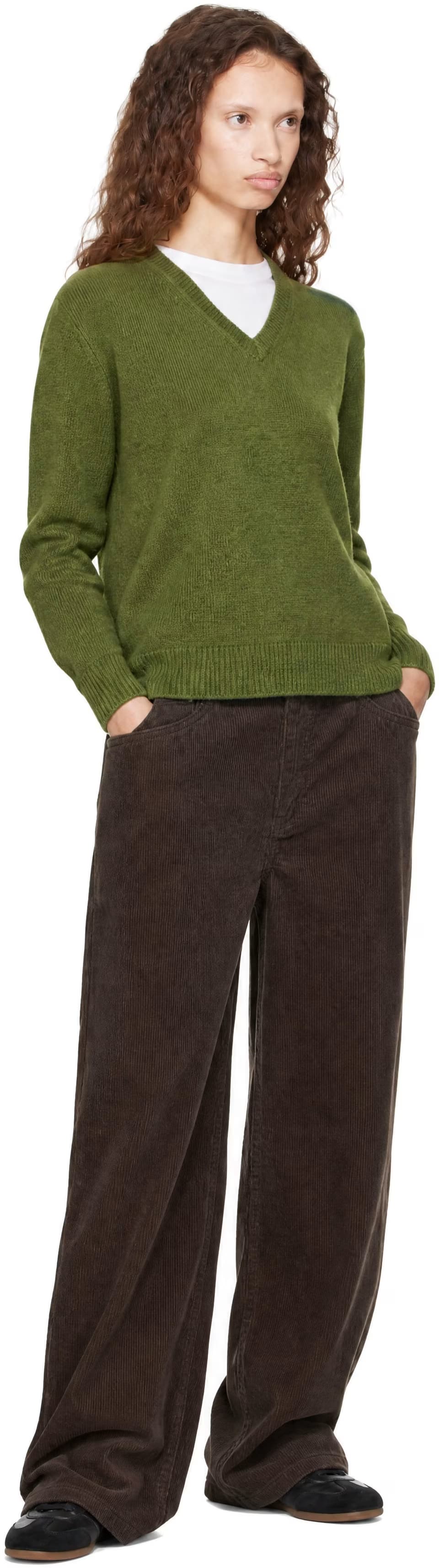 Brown 90s Wide Corduroy Jeans 4