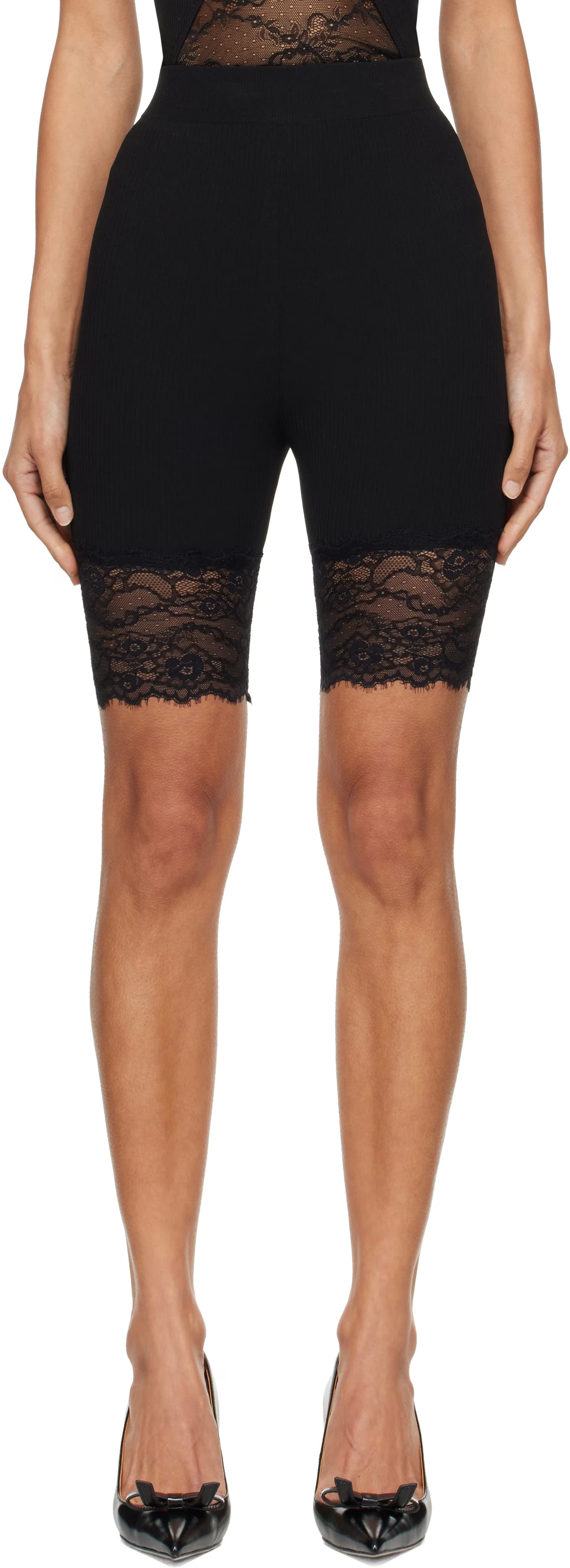 Black Tina Shorts by ANINE BING
