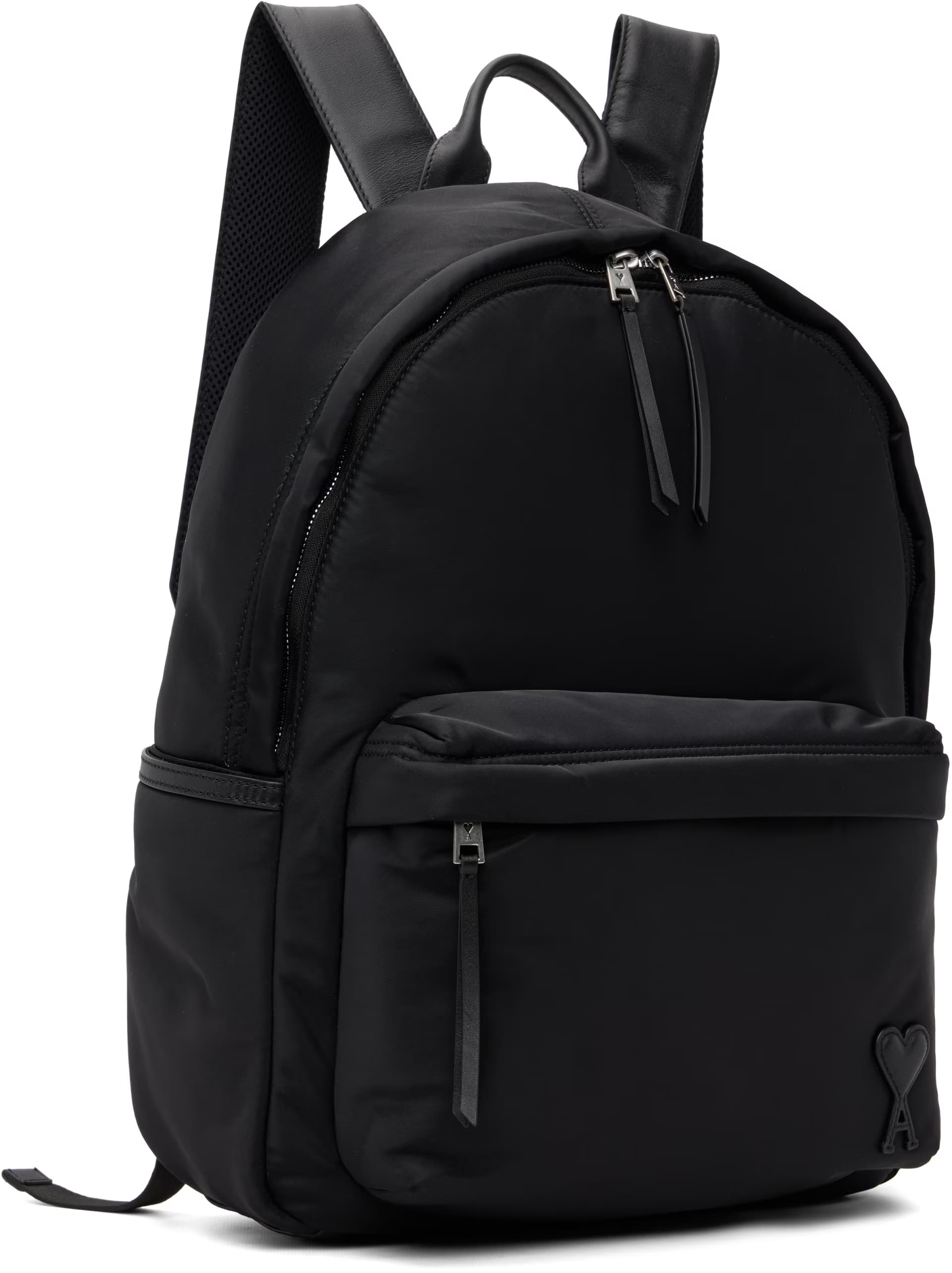 Black Nylon Marcel Backpack 2