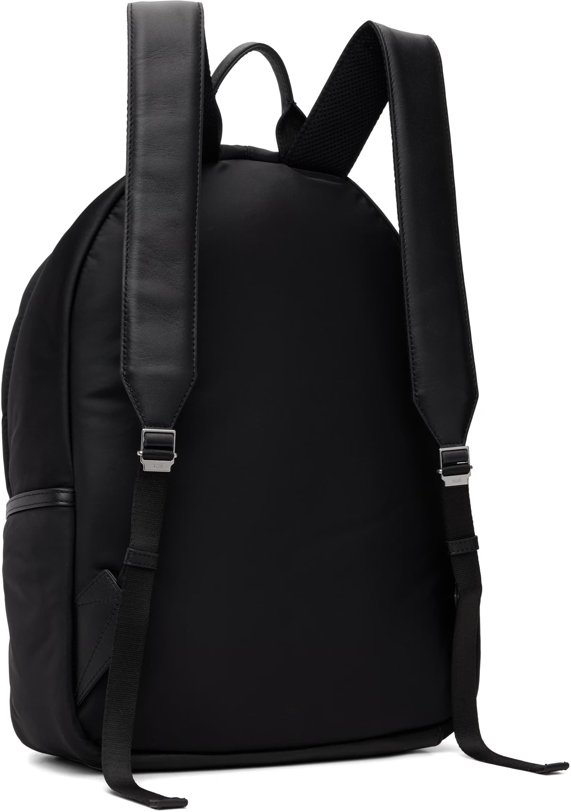 Black Nylon Marcel Backpack 3