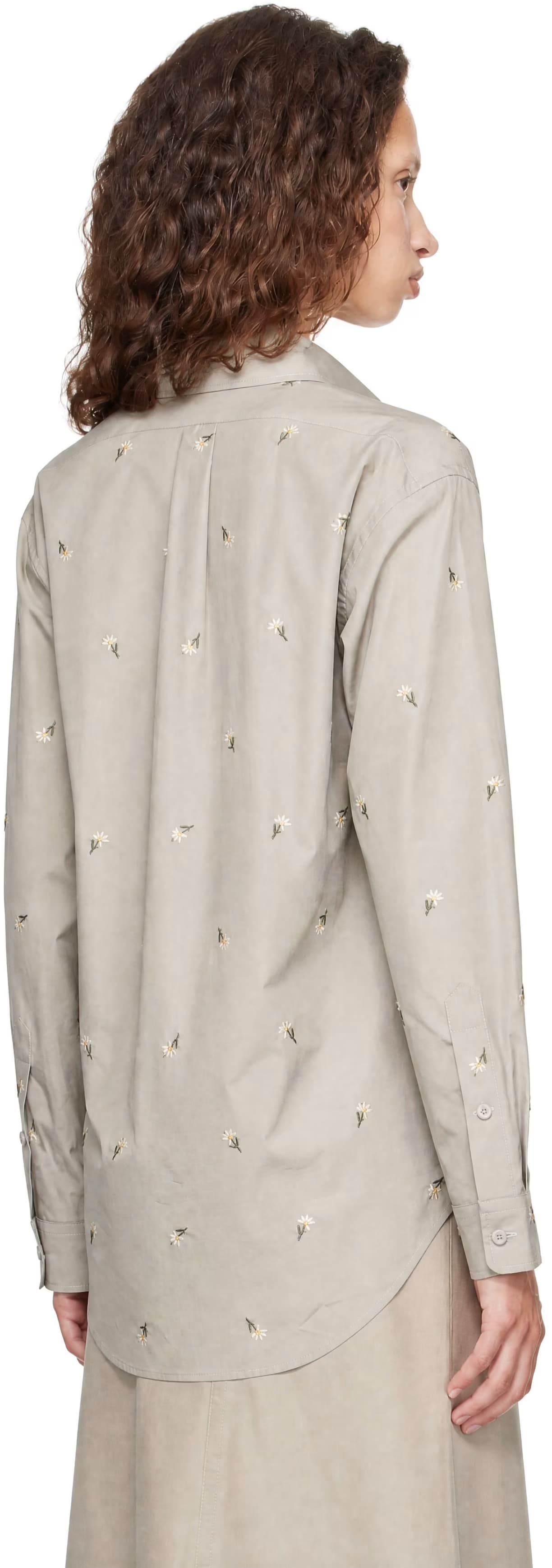 Gray Floral Shirt 3