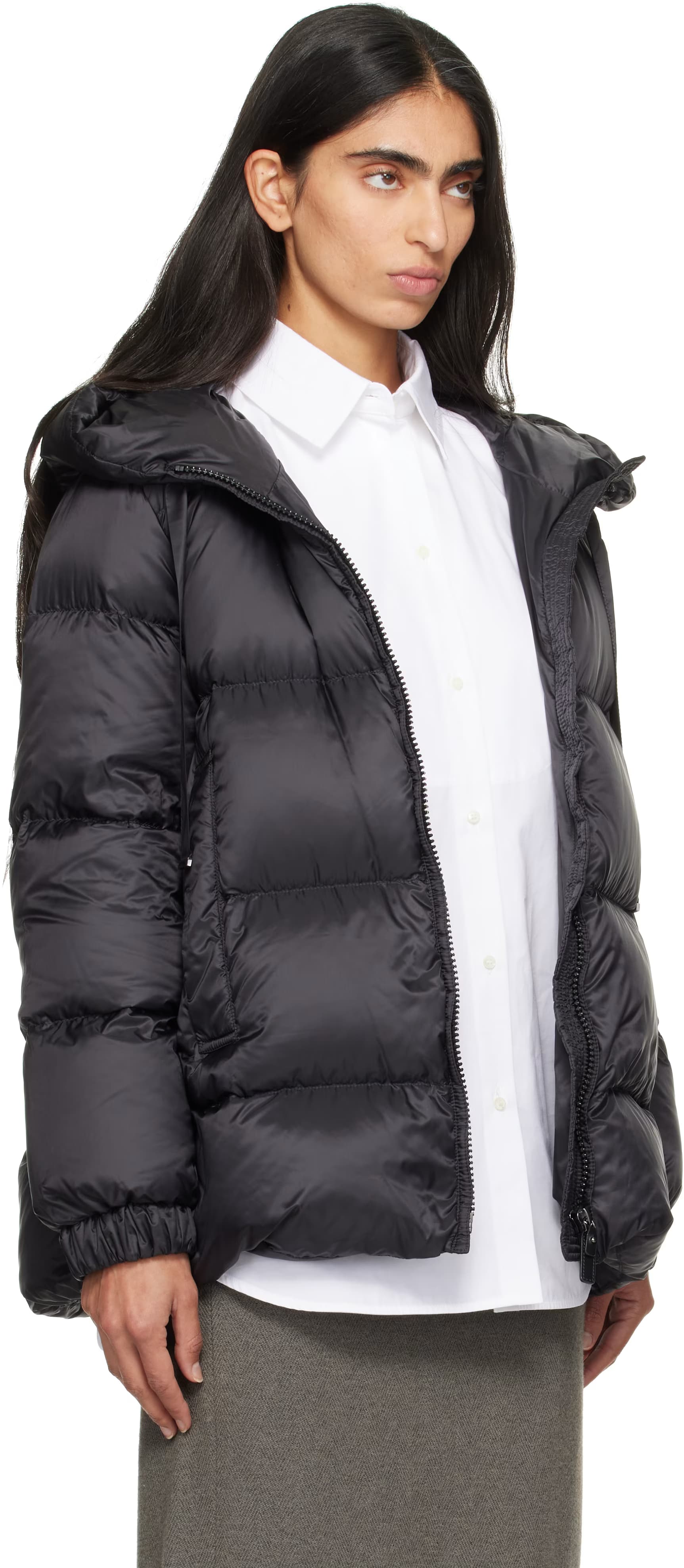 Black Seia Water-Repellent Down Jacket 2