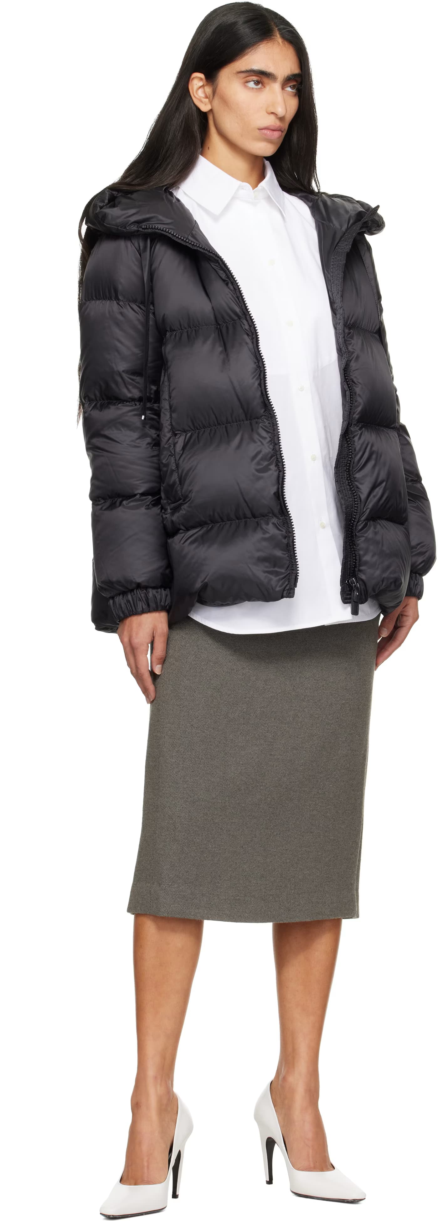 Black Seia Water-Repellent Down Jacket 4