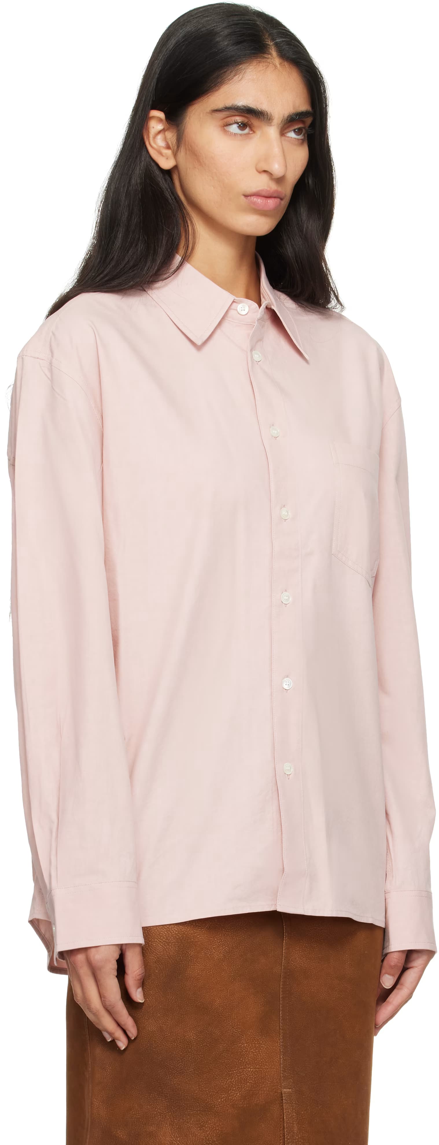 Pink Faded Oversized Shirt by COOR