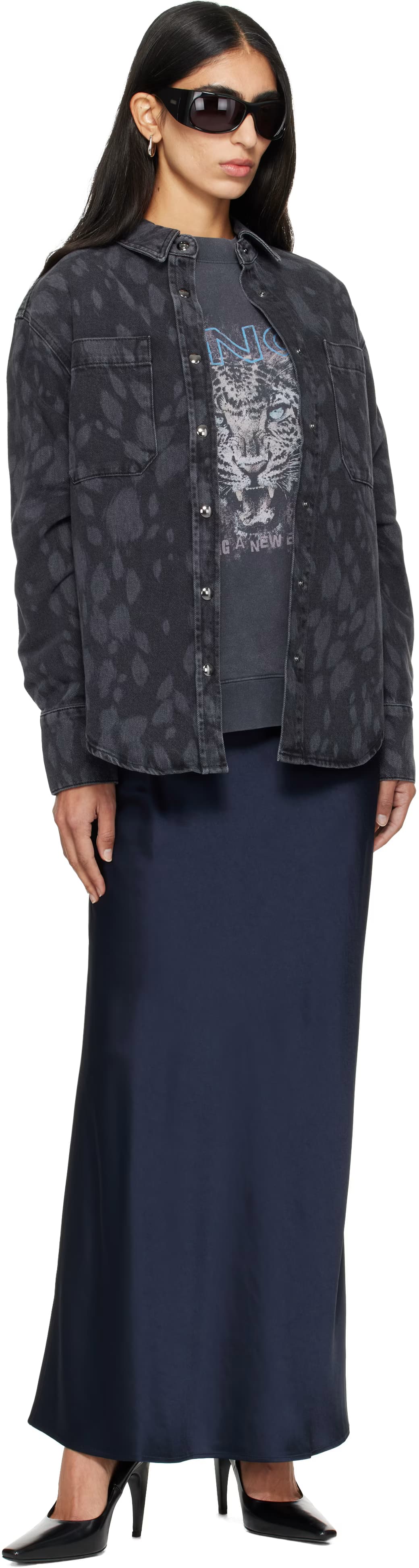 Black Samy Denim Shirt 4