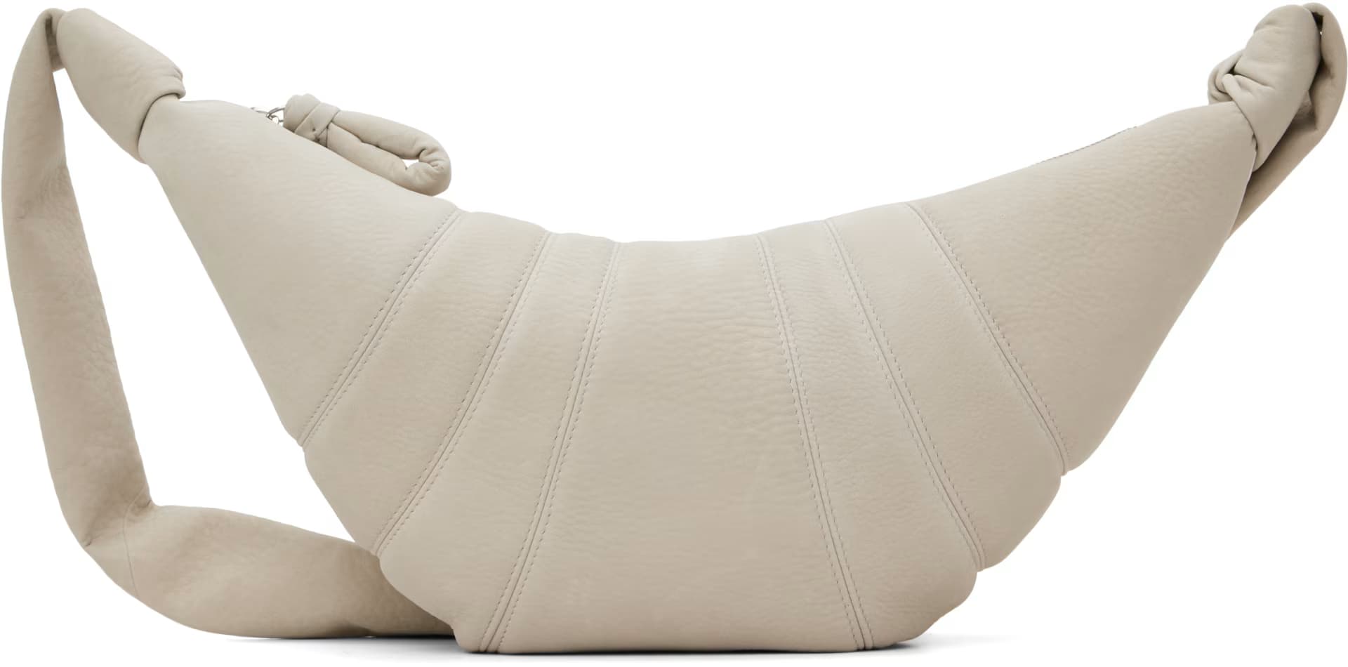 Off-White Medium Croissant Bag by Lemaire